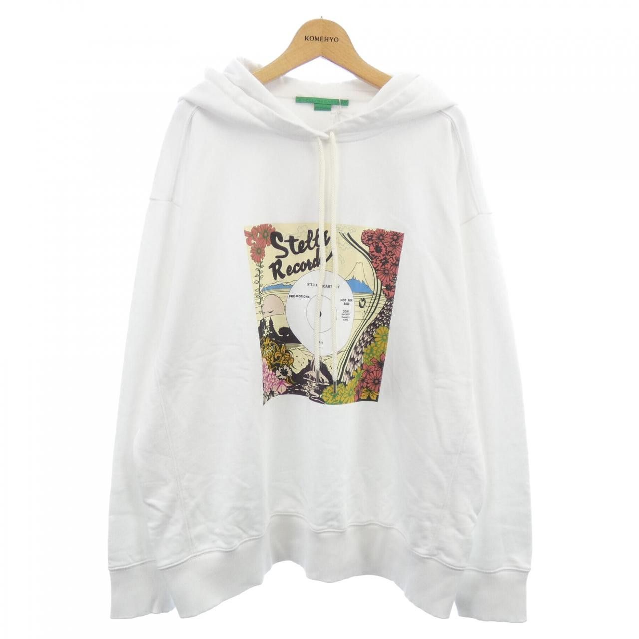 Stella McCartney Stella Mccartney Stella McCartney Record Hoodie Hoodie Cotton Sweatshirts & Hoodies DUTY FREE for USA Size ONE SIZE - 1 Thumbnail