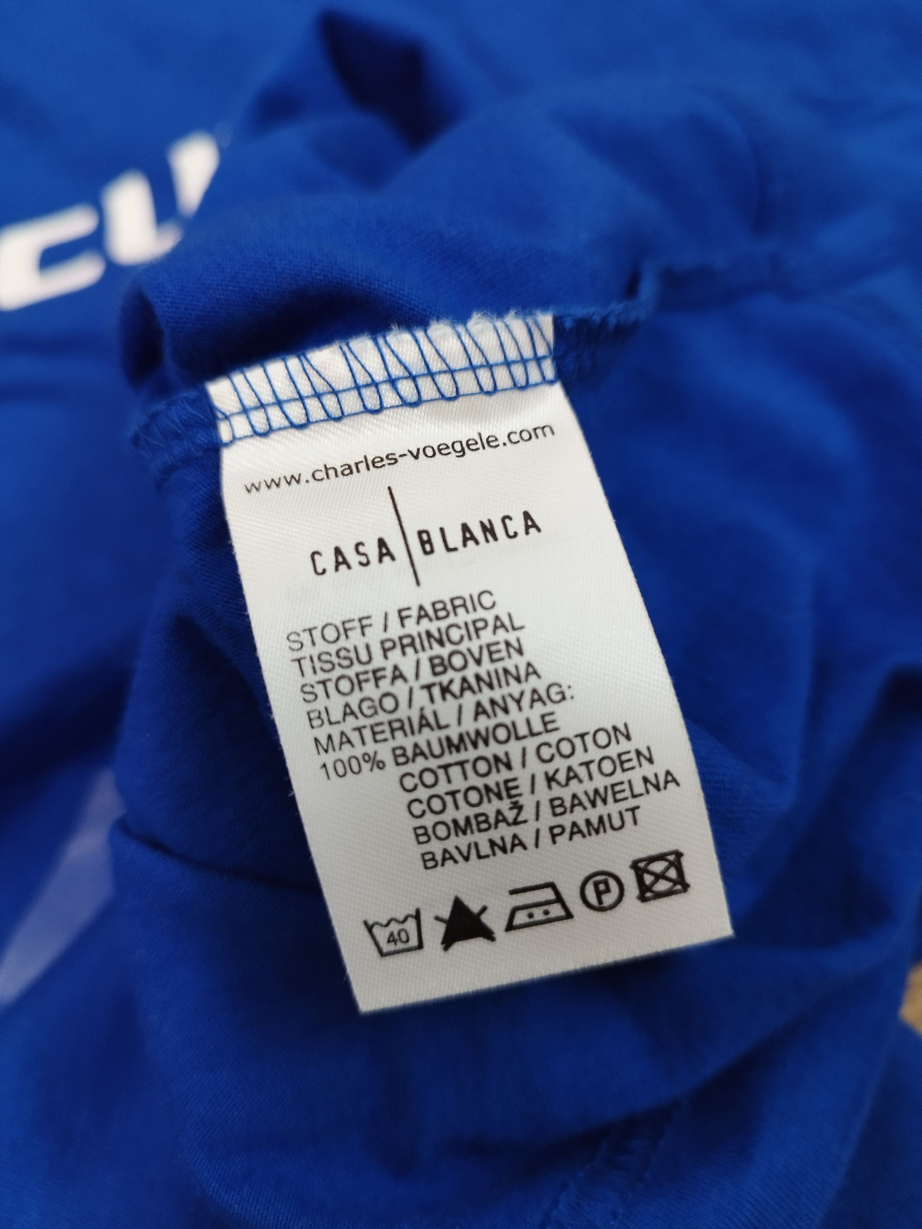 Casablanca Vintage Italia Soccer Cup Jersey T-Shirt Size M Italy Size US M / EU 48-50 / 2 - 8 Thumbnail