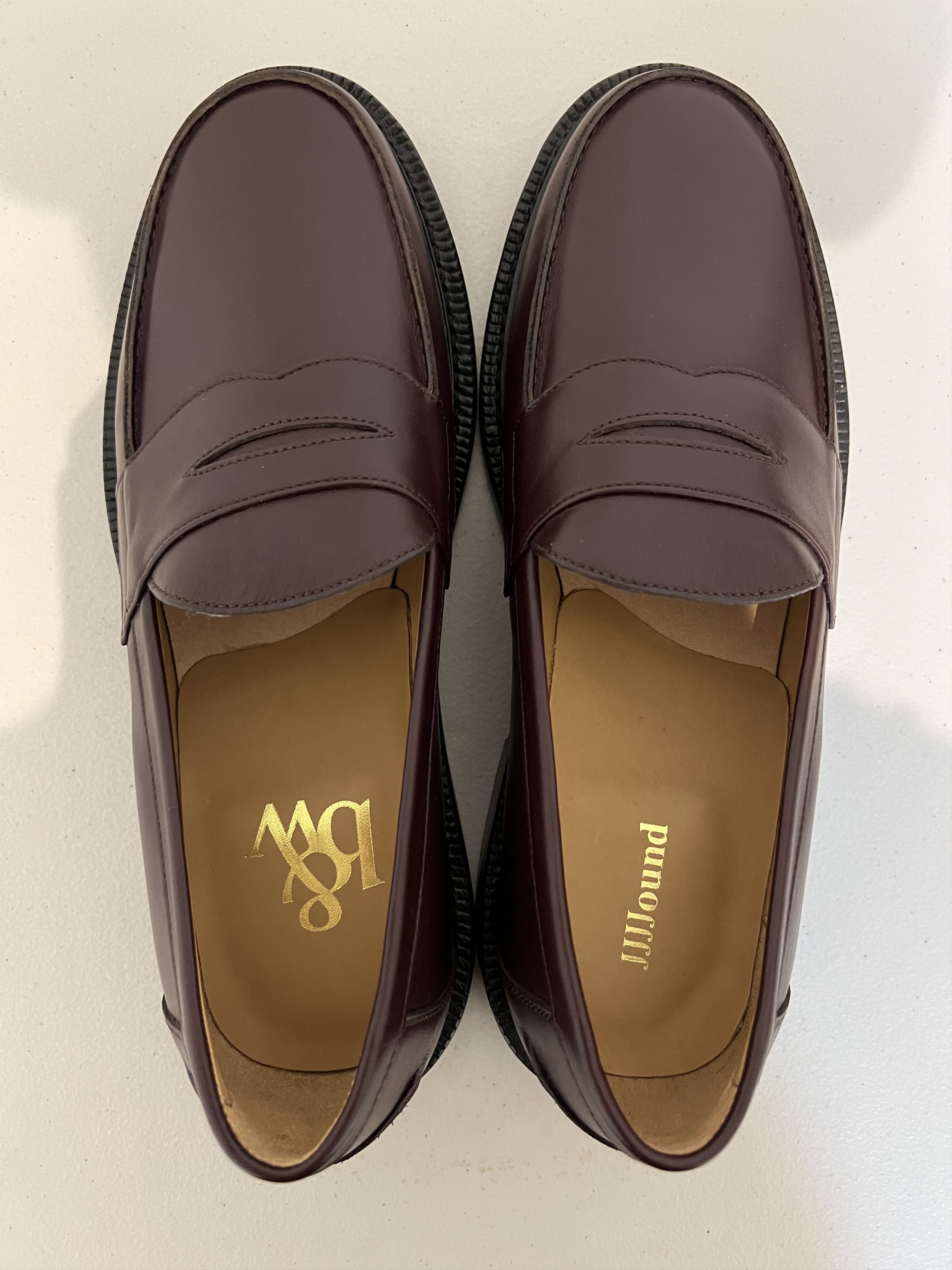 Blackstock & Weber × JJJJound 💚 Jjjjound x Blackstock & Weber Ellis Penny Loafer Bordeaux Size US 10 / EU 43 - 17 Thumbnail