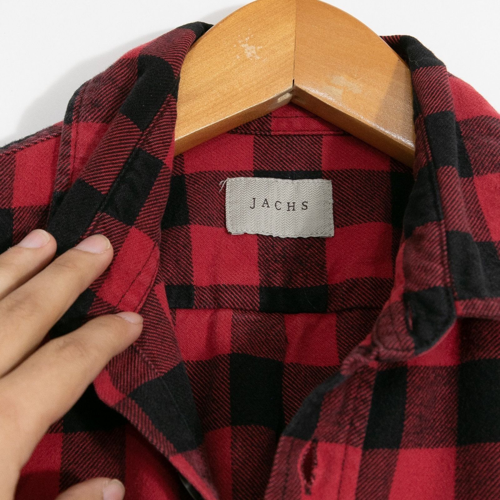 JACHS NY Jachs Buffalo Plaid Button Up Flannel Shirt Mens XL Outdoor Size US XL / EU 56 / 4 - 4 Thumbnail