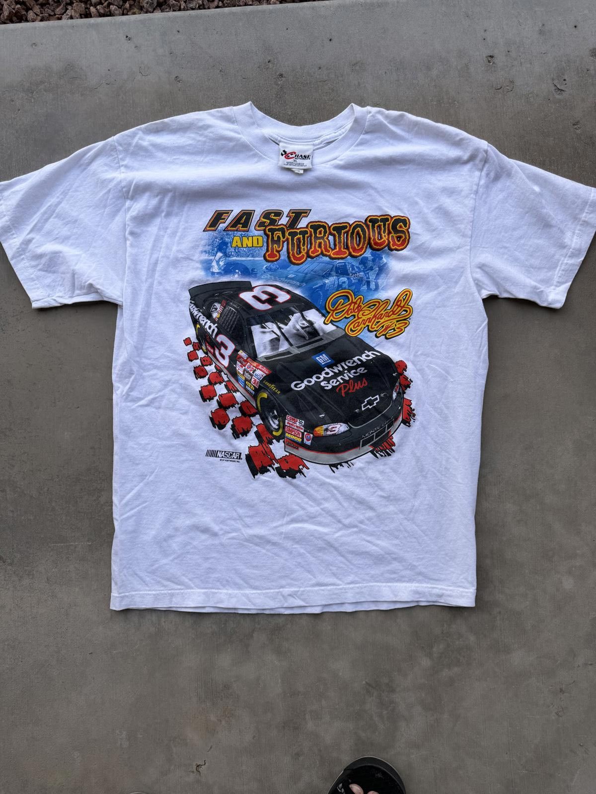 Chase Authentics Vintage Dale Earnhardt #3 NASCAR T-Shirt – Size XL Size US XL / EU 56 / 4 - 1 Thumbnail