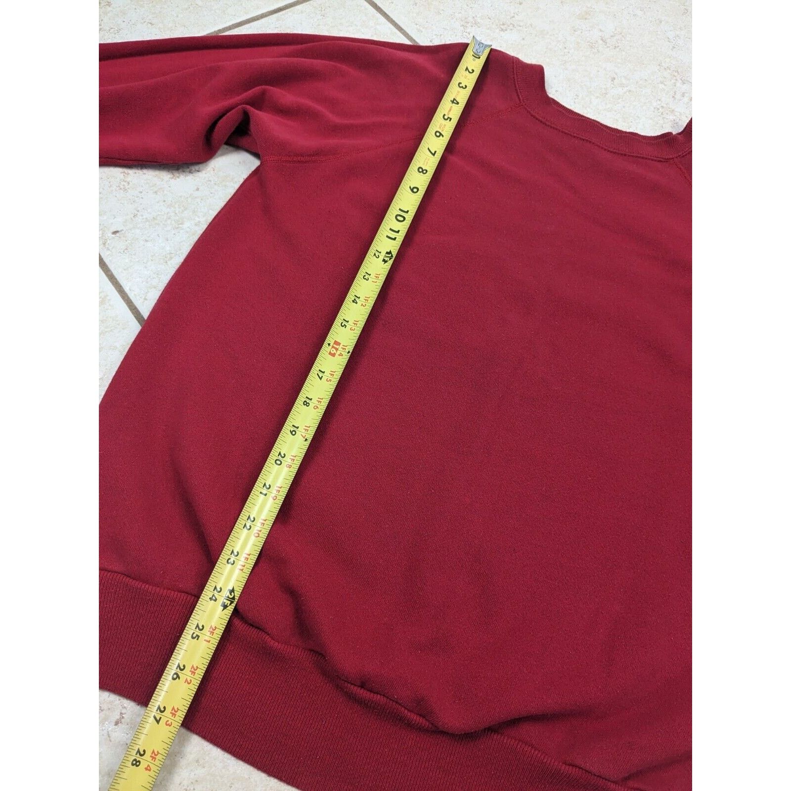 Hanes Vtg Sweatshirt Pannill Hanes Red Raglan Crewneck USA Blank Size US XL / EU 56 / 4 - 7 Thumbnail
