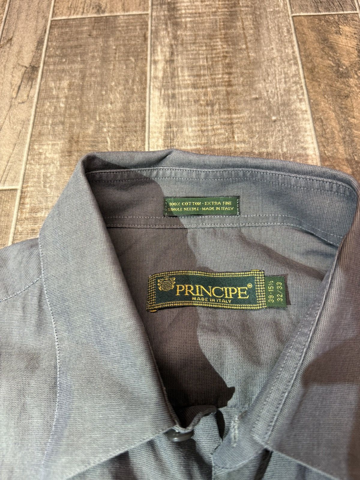 Other Vintage Presidente Extra Fine Cotton Shirt Made in Italy Size US L / EU 52-54 / 3 - 4 Thumbnail