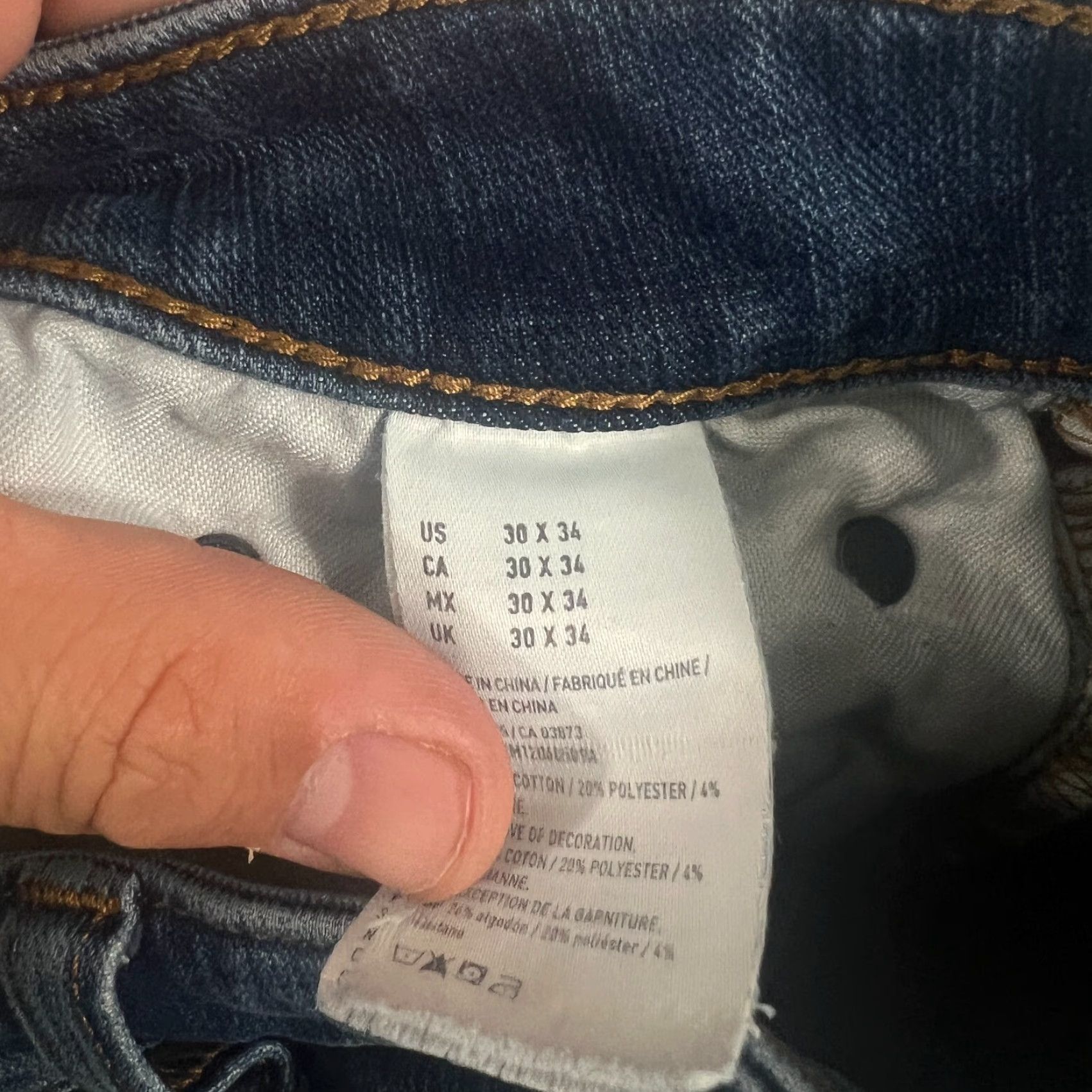 American Eagle Outfitters American Eagle Jeans Adult 30x31 Blue Bootcut Denim Mens Size US 30 / EU 46 - 7 Thumbnail