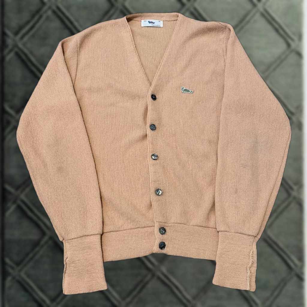 Vintage VINTAGE Turtle Sweater Cardigan Women Small Beige Acrylic Knit Size S / US 4 / IT 40 - 1 Thumbnail