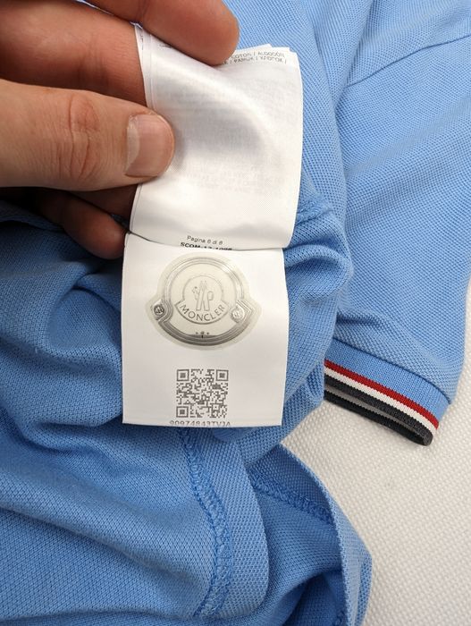 Baby blue best sale moncler polo