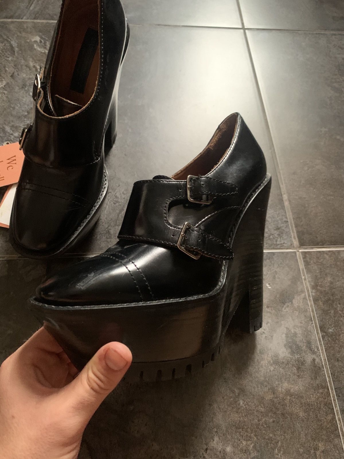 Burberry Prorsum Burberry Platform Ankle Heels Size US 9 / IT 39 - 5 Thumbnail