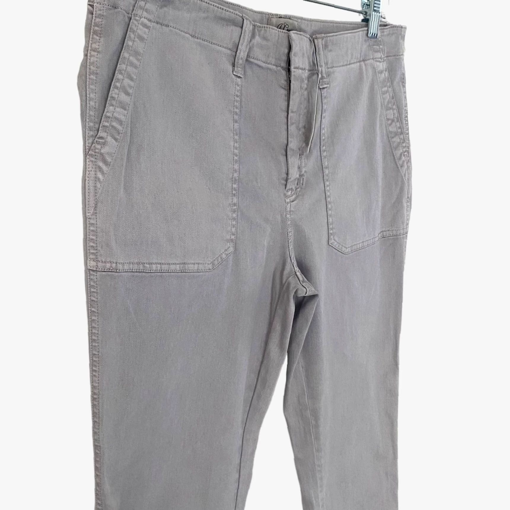 J.Crew J.CREW Skinny Cargo Toothpick Pants Gray Adult 32 Cotton Blend Stretch 4-Pocket Mid-Rise Womens Size 24" / US 00 / IT 34 - 4 Thumbnail