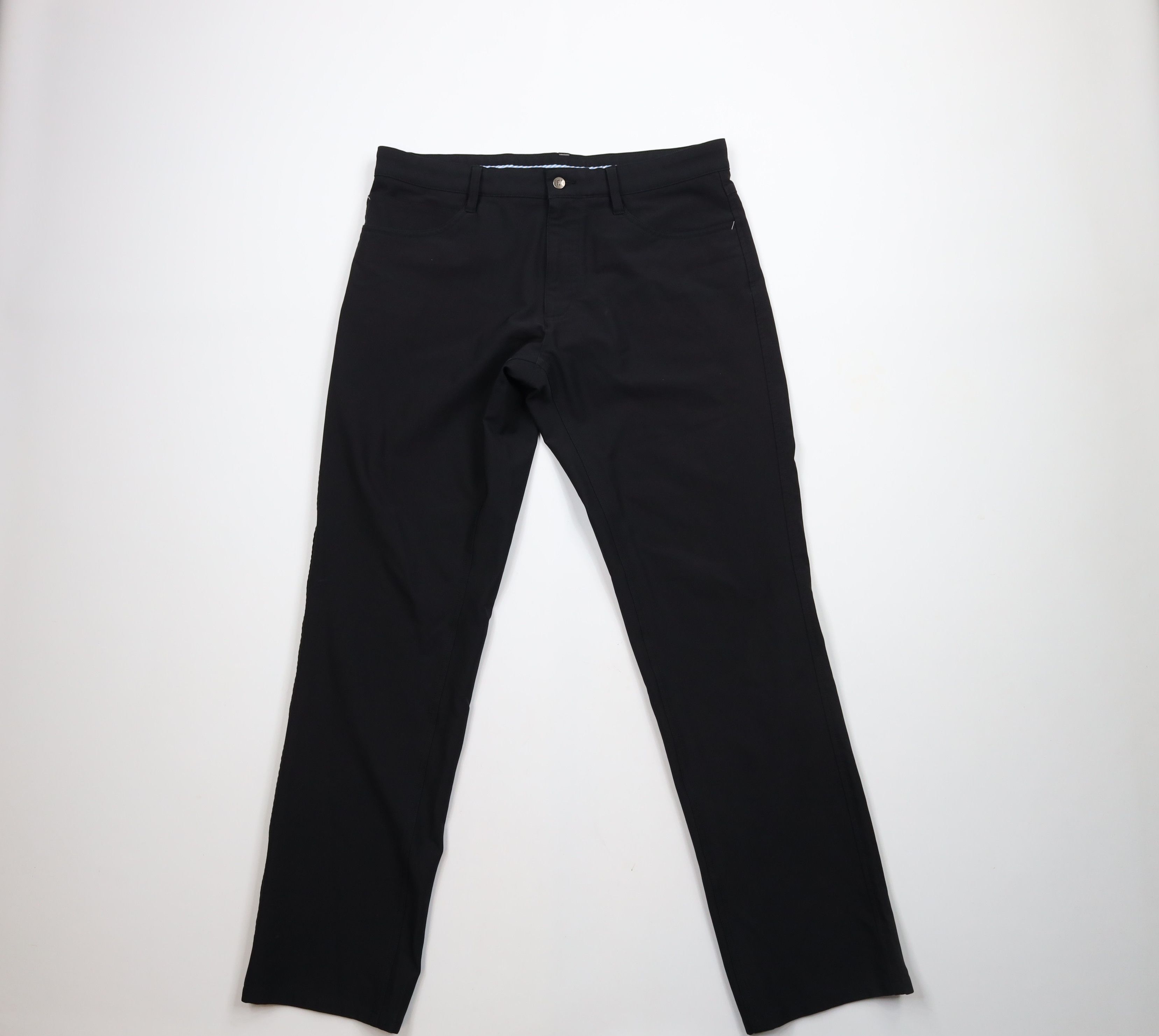 Footjoy × Vintage FootJoy Front Stretch Tech Golf Golfing Chino Pants Black Size US 34 / EU 50 - 1 Thumbnail