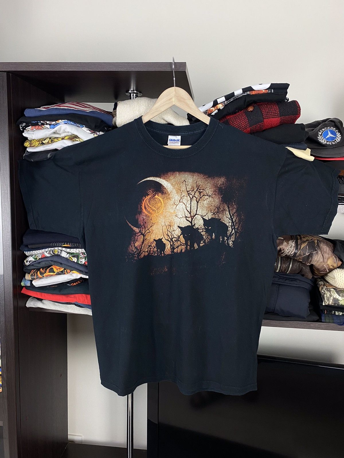 Japanese Brand × Vintage Vintage Y2K Steampunk Skeleton Wolf Fuck You Western Tee Size US XL / EU 56 / 4 - 5 Thumbnail