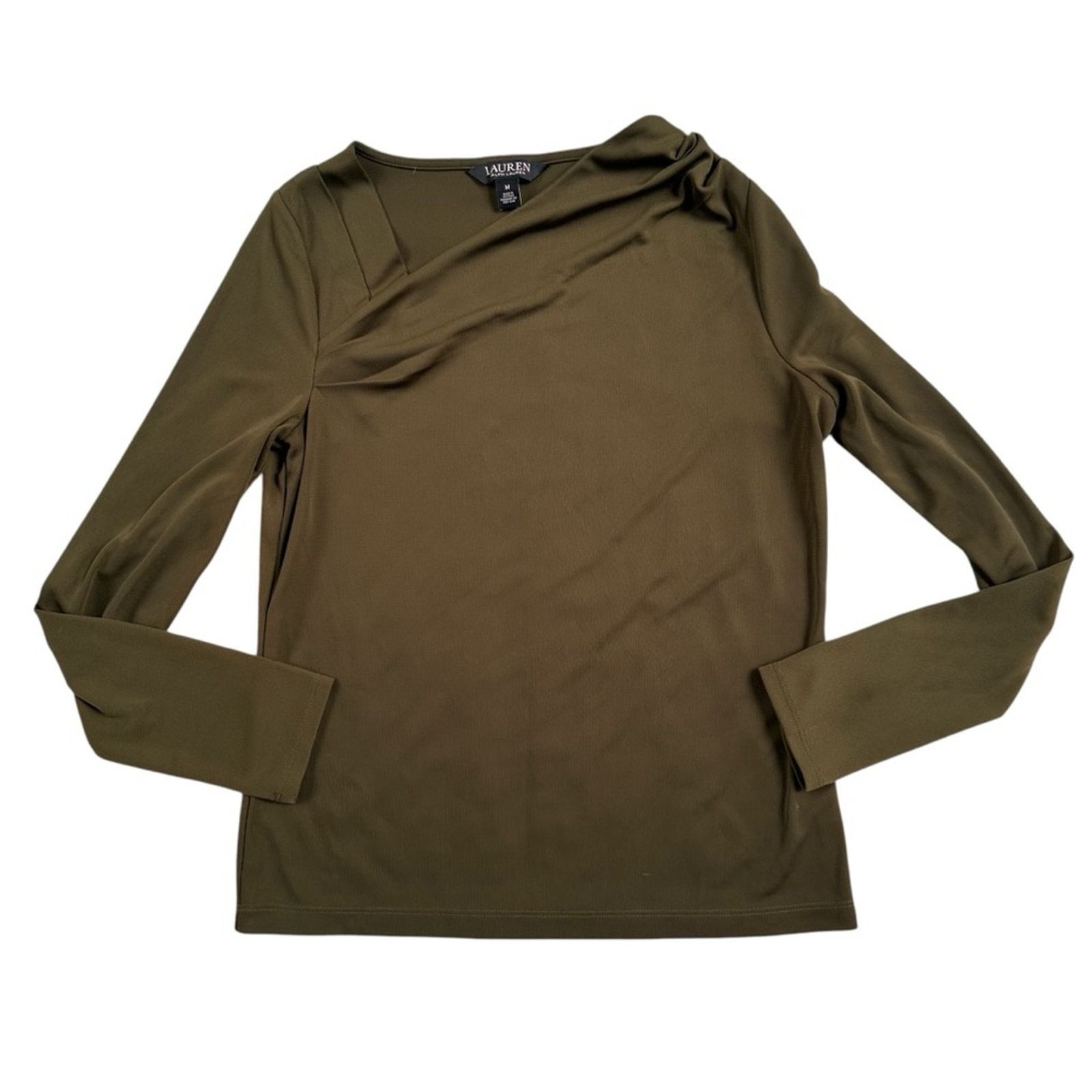 Ralph Lauren Black Label Ralph Lauren Black Label Twist Detail Long Sleeve Top Size M / US 6-8 / IT 42-44 - 1 Thumbnail