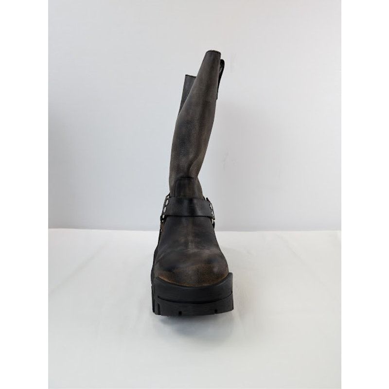 Balenciaga o1rshd1 Q:2 / Bulldozer Harness Boots in Faded Black Size US 9 / EU 42 - 13 Thumbnail