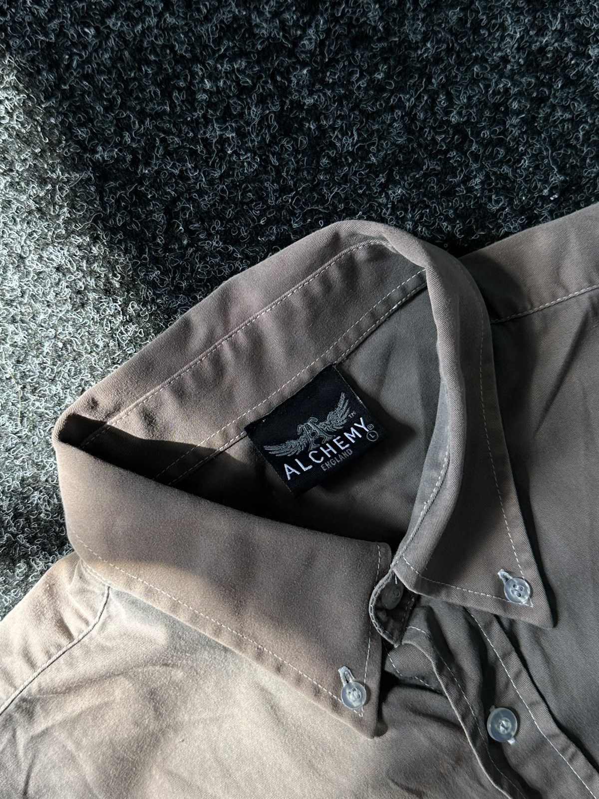 Japanese Brand × Vintage Vintage Y2K ALCHEMY APOCALYPSE style Button-up Shirt Size US L / EU 52-54 / 3 - 4 Thumbnail