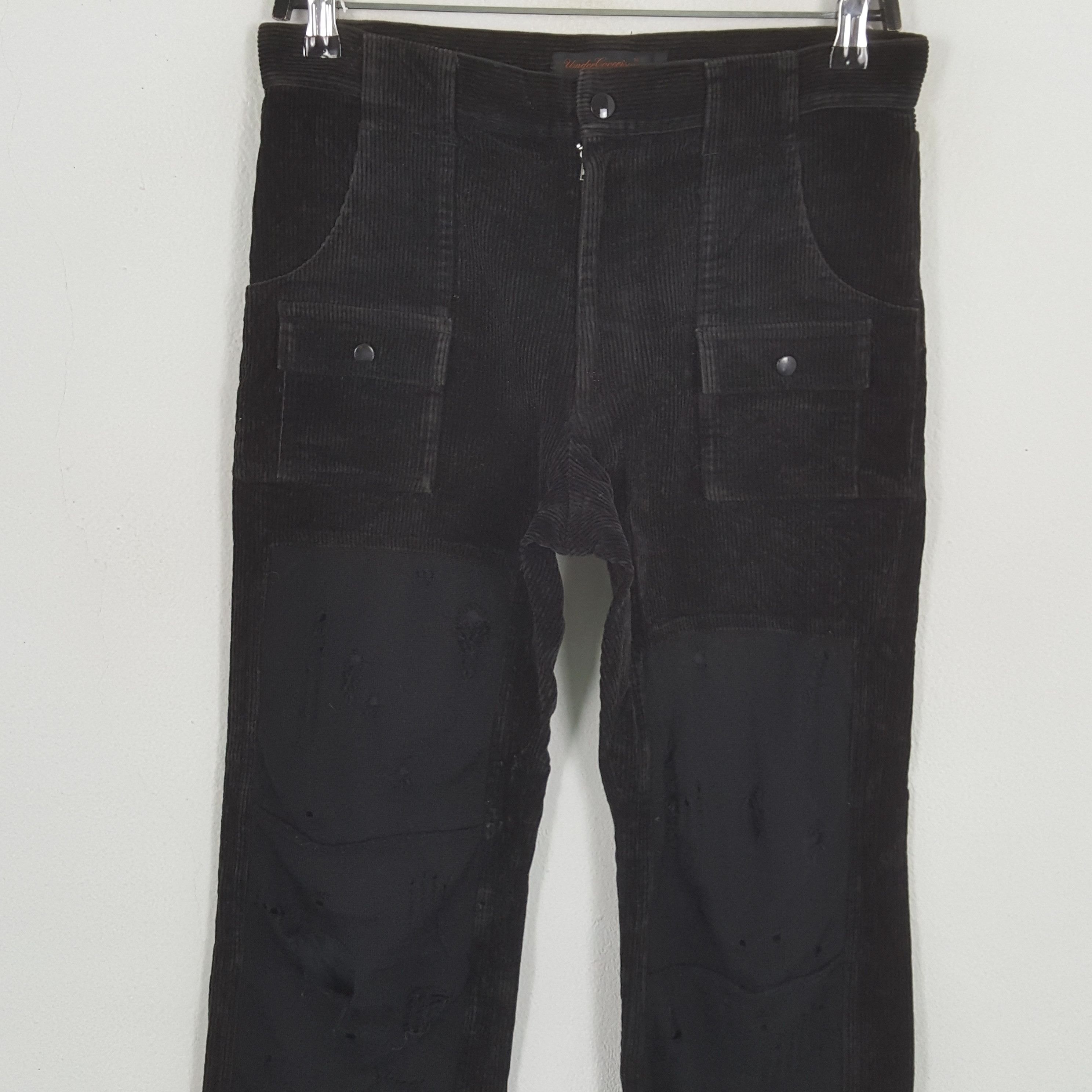 Jun Takahashi × Undercover × Vintage UNDERCOVER JUN TAKAHASHI Fashion Japanese Corduroy Pant Size US 30 / EU 46 - 2 Thumbnail