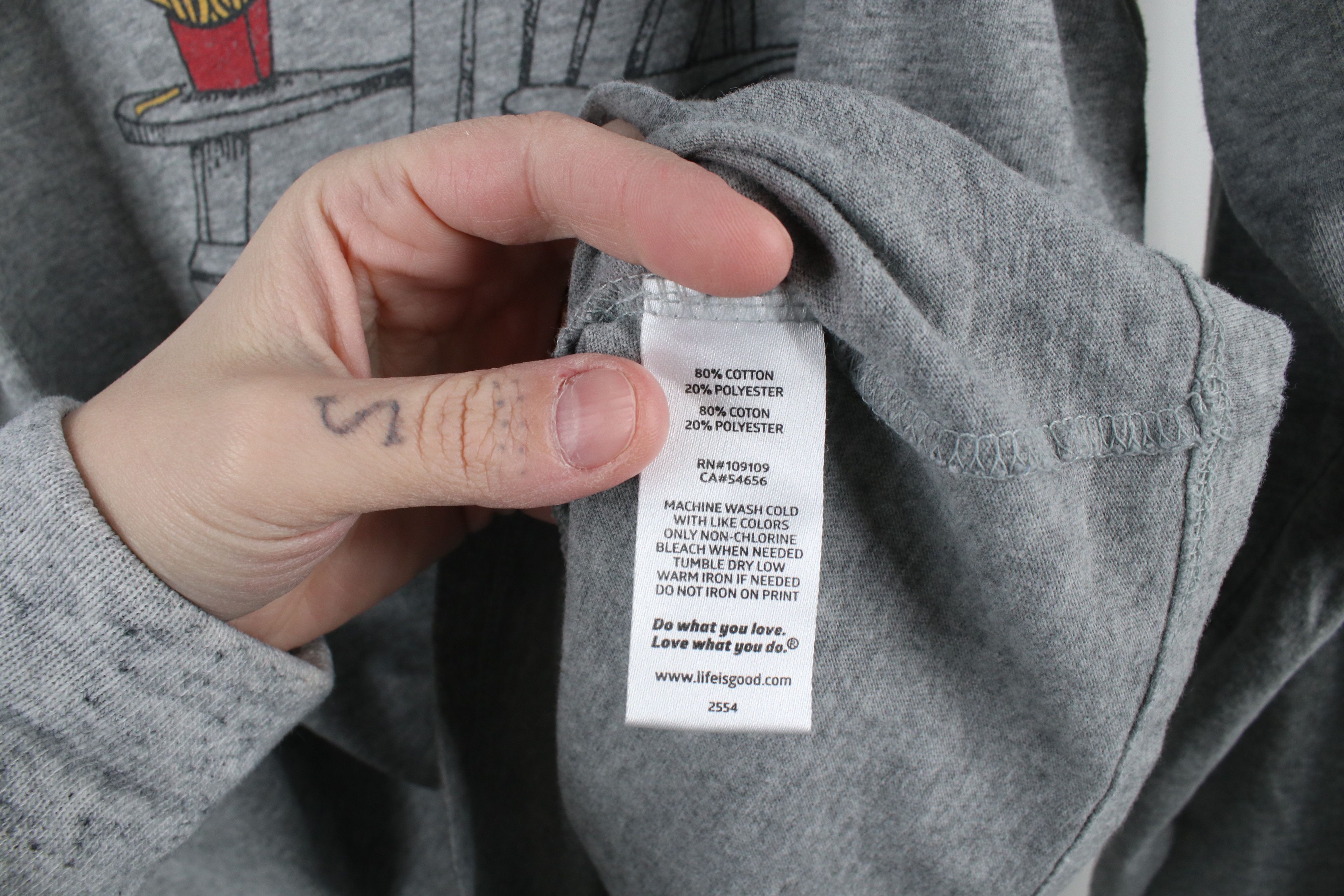 Life is Good × Vintage Life Is Good Spell Beach Seagull Long Sleeve T-Shirt Gray Size L / US 10 / IT 46 - 7 Thumbnail