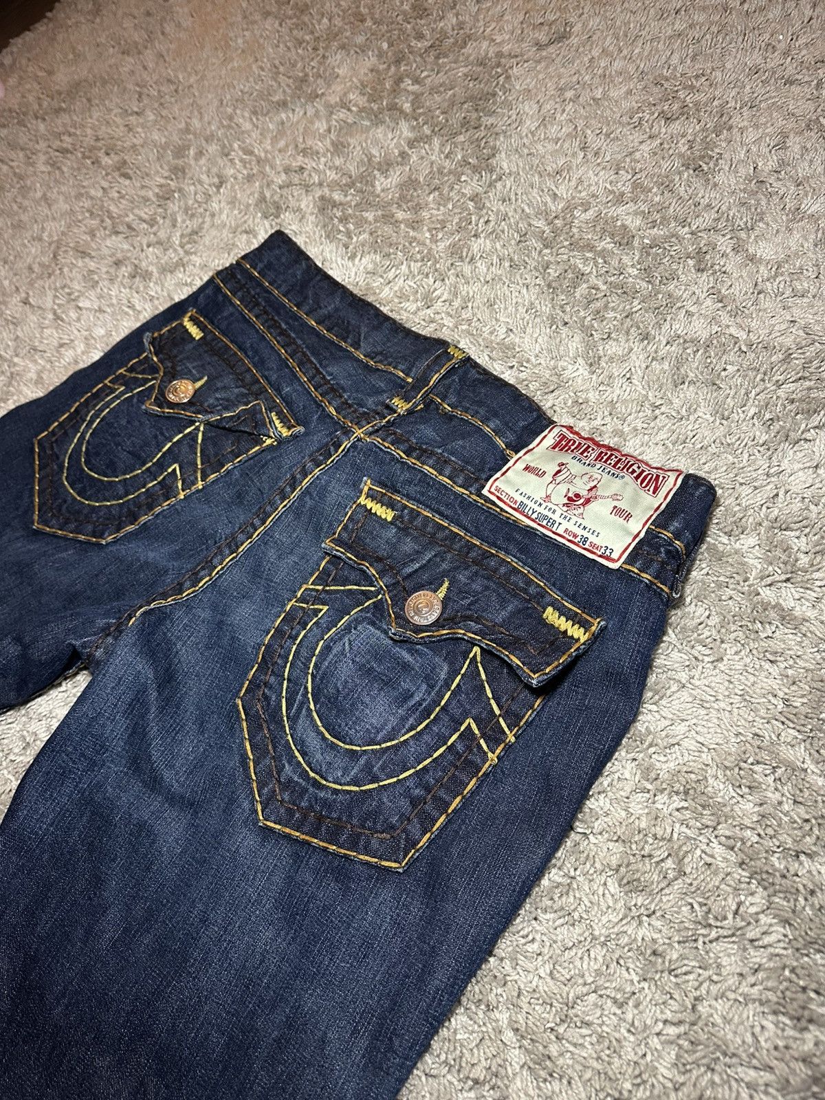 True Religion True Religion Denim Jeans Billy Supert Size US 38 / EU 54 - 3 Thumbnail