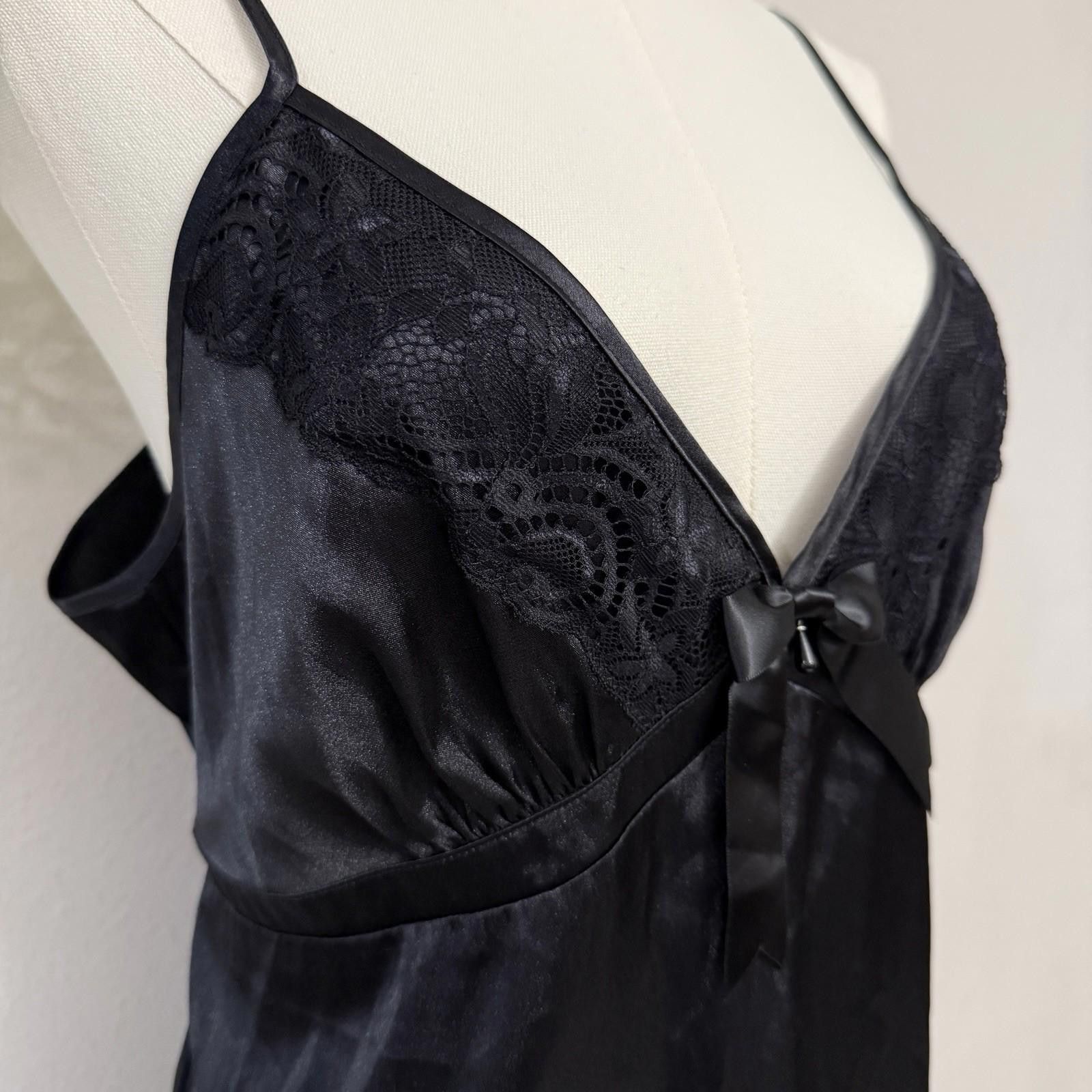 The Unbranded Brand Black Whimygoth Slip Lace Large Dress Size L / US 10 / IT 46 - 4 Thumbnail