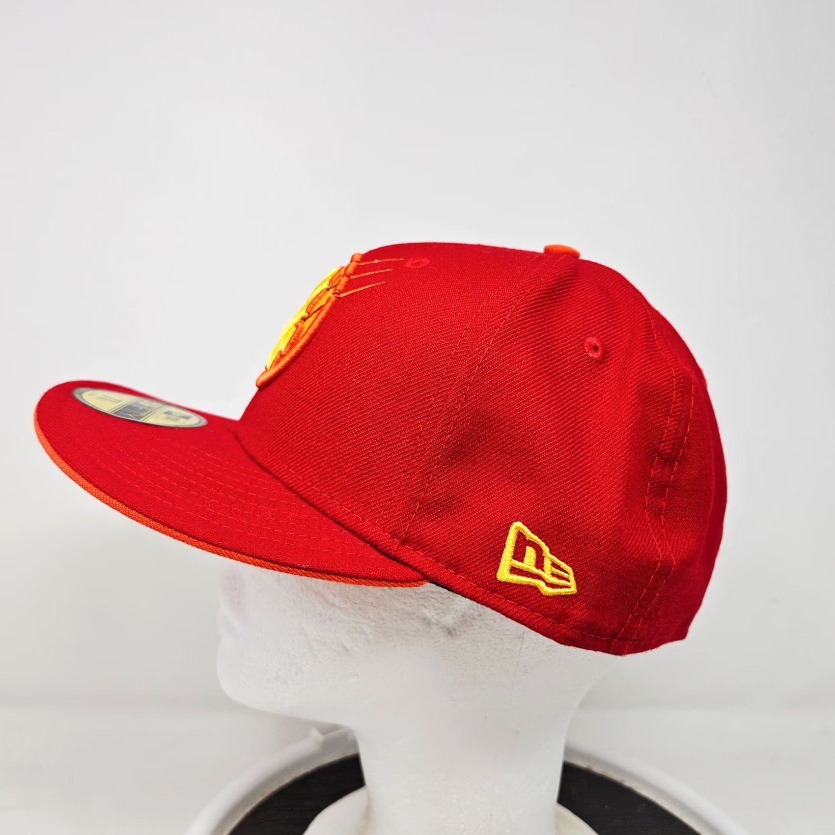 New Era New Era Marvel Comics Fantastic 4 Slash Hat 7 3/8 Red Baseball Cap Mens Cap, Casual, Solid Pattern Size ONE SIZE - 3 Thumbnail