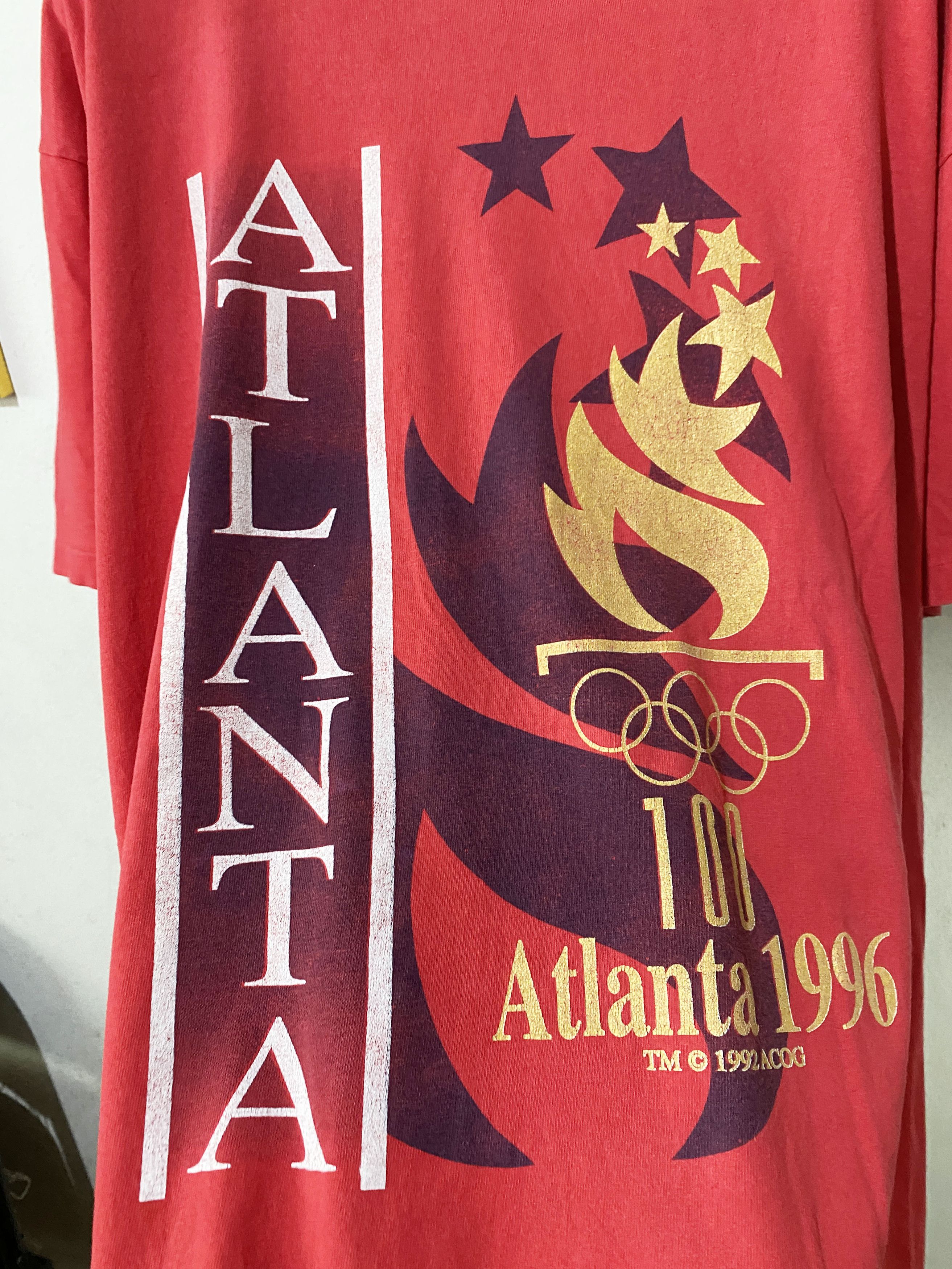 USA Olympics × Vintage Vintage 1996 Atlanta Olympics Shirt Size US L / EU 52-54 / 3 - 2 Thumbnail
