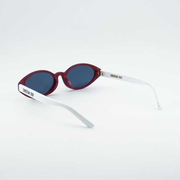 Dior Dior DIORPACIFIC R1F 50B0 Sunglasses White Oval Frame Size ONE SIZE - 5 Thumbnail