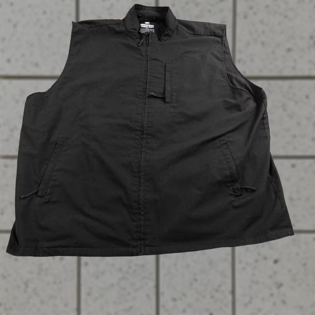 Rothco Rothco Vest Mens 2XL Black Undercover Travel Tactical Utility Outdoor Combat Top Size 48R - 1 Thumbnail