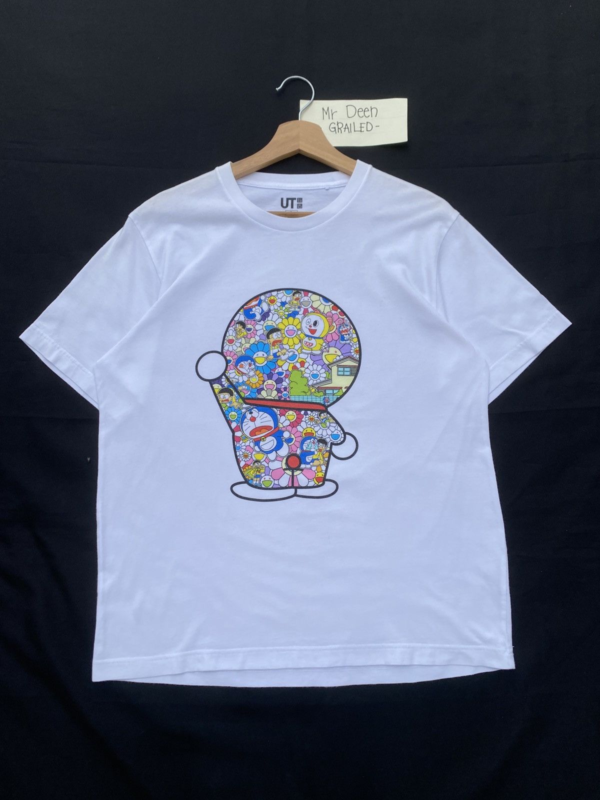 Takashi Murakami × Uniqlo Rare Uniqlo x Takashi Murakami Doraemon White Tshirt Size US L / EU 52-54 / 3 - 2 Thumbnail