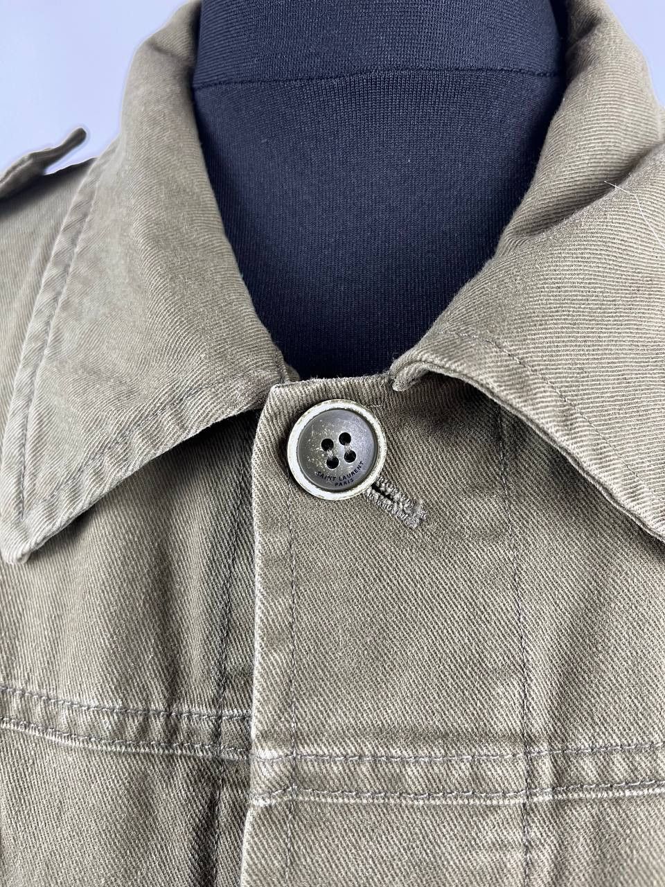 Saint Laurent Paris Saint Laurent Paris Love Patch Military F2 Field Jacket Size M / US 6-8 / IT 42-44 - 13 Thumbnail