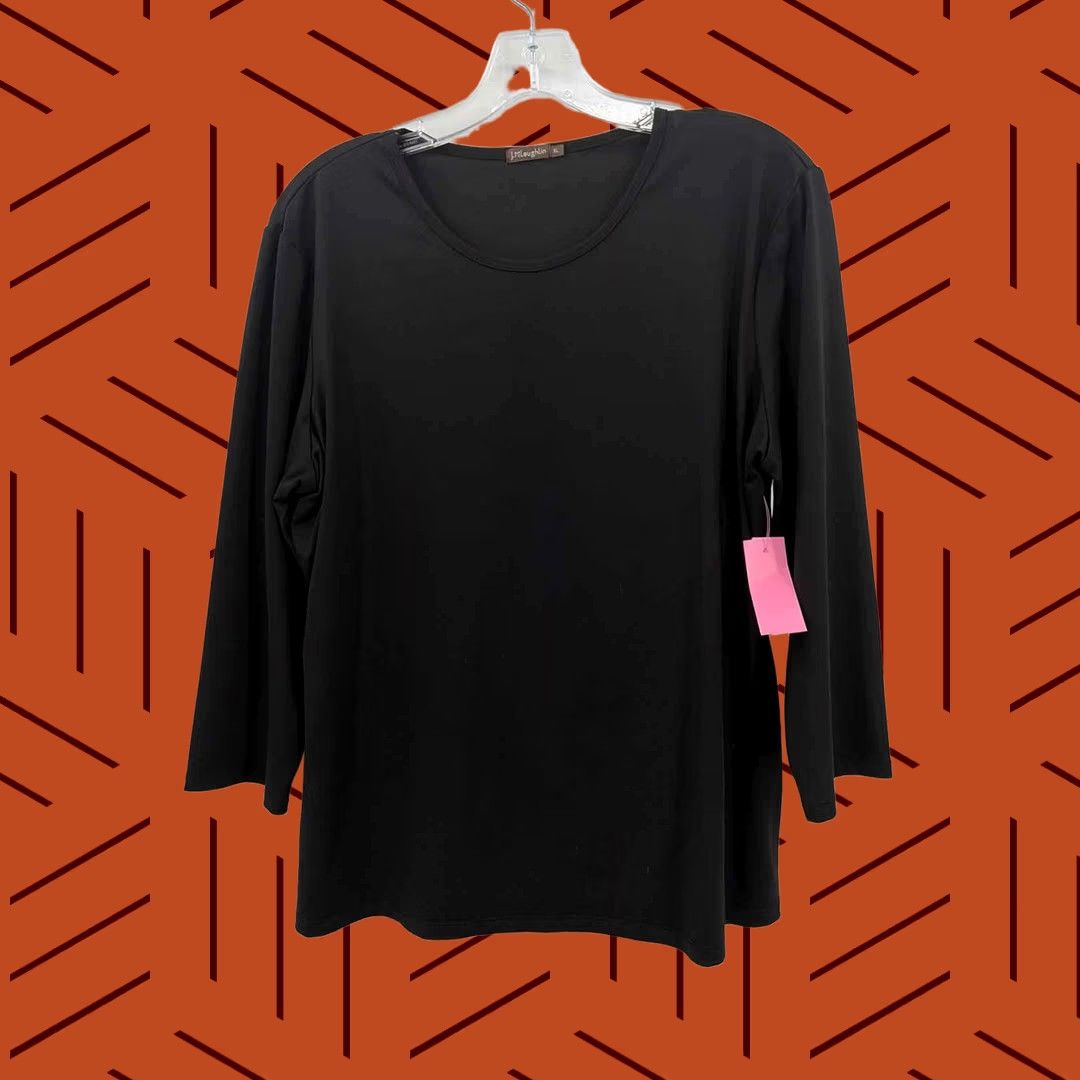 J.McLaughlin J Mclaughlin Black XL Long Sleeve T-shirt Size XL / US 12-14 / IT 48-50 - 1 Thumbnail