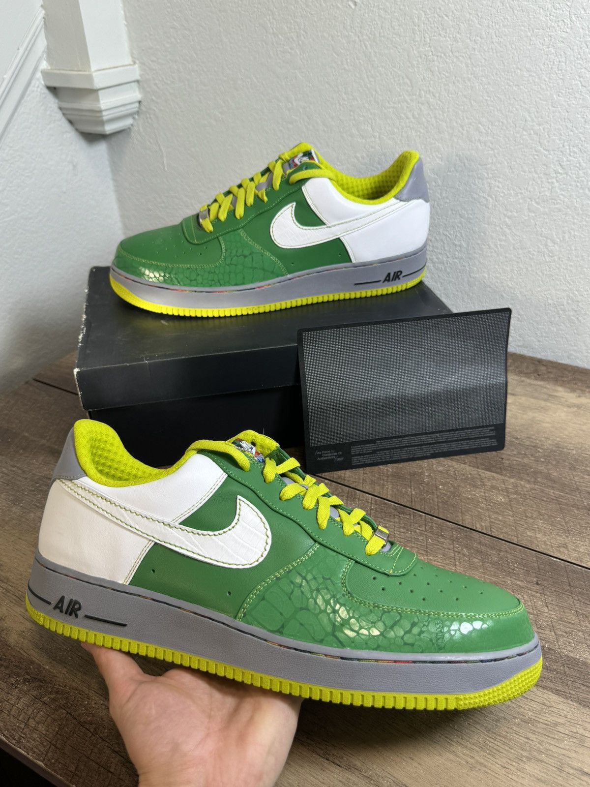 Nike Size 15 - NIKE Air Force 1 Premium 07 'Gaucho'S Gym' box DS Size US 15 / EU 48 - 1 Thumbnail