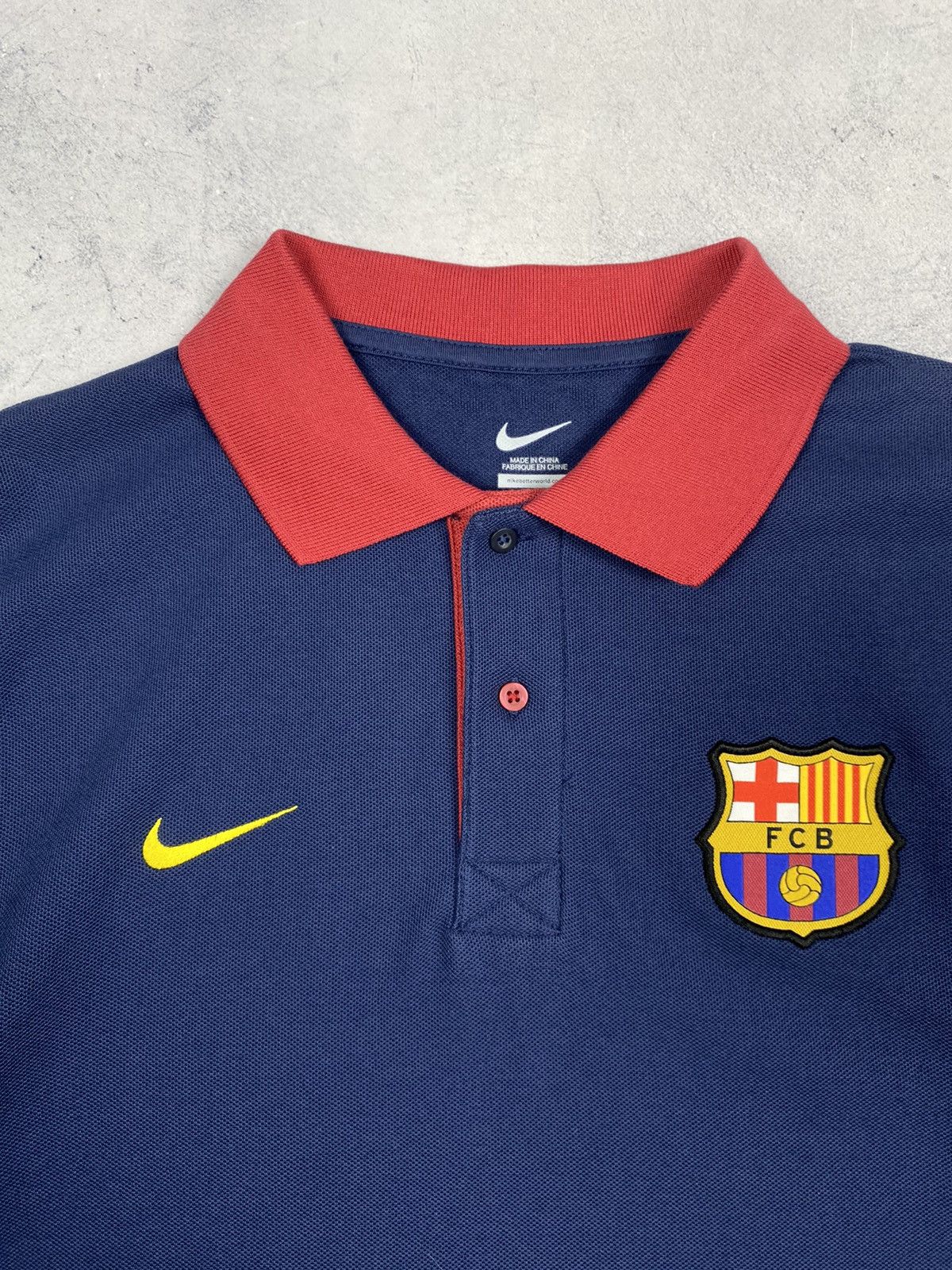 Nike Nike Barcelona Polo Shirt Soccer Jersey Football Size M Size US M / EU 48-50 / 2 - 5 Thumbnail