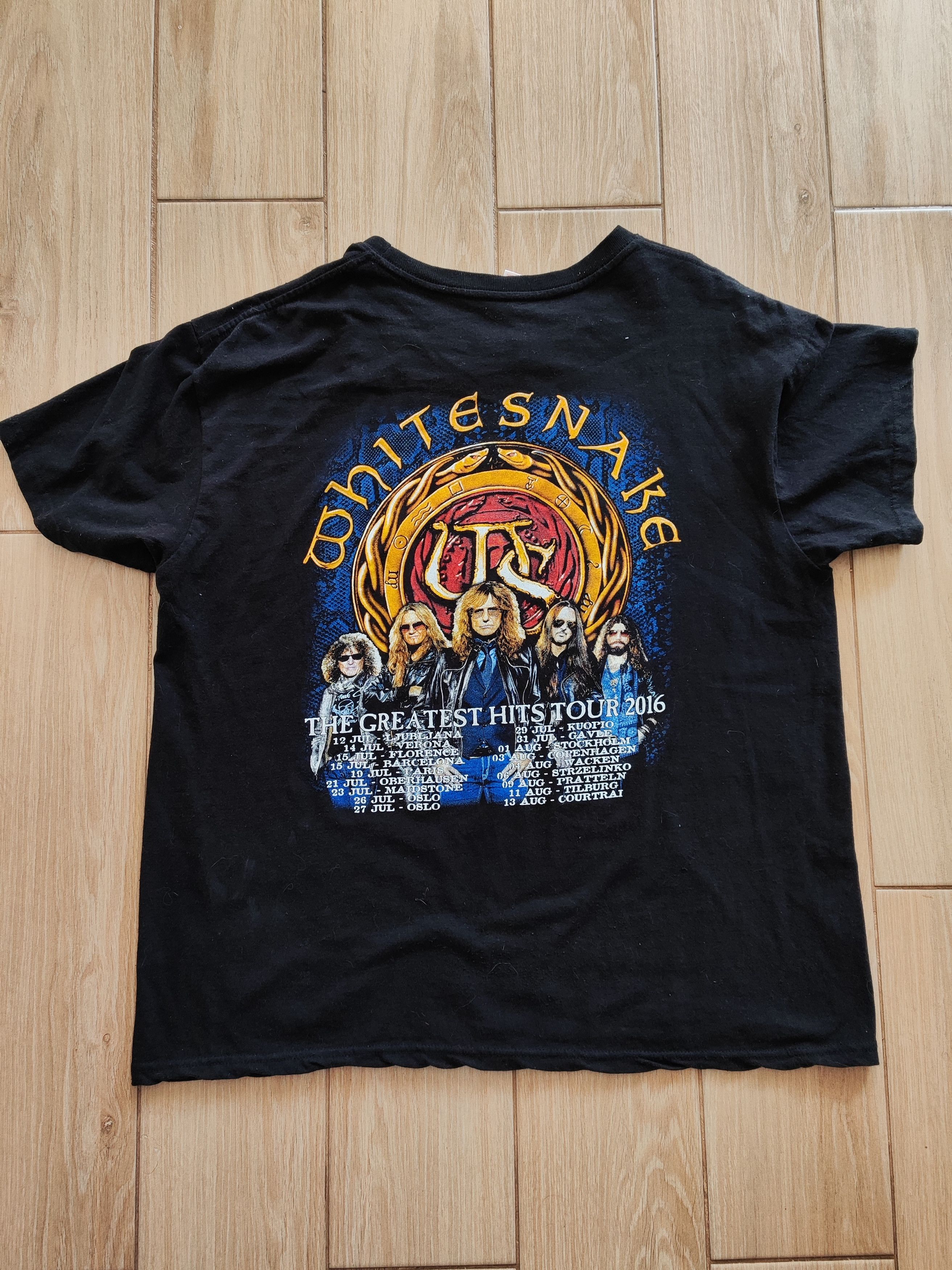 Band Tees × Vintage Whitesnake "Greatest Hits Tour 2016" Vintage Band Tee Size US XL / EU 56 / 4 - 2 Thumbnail