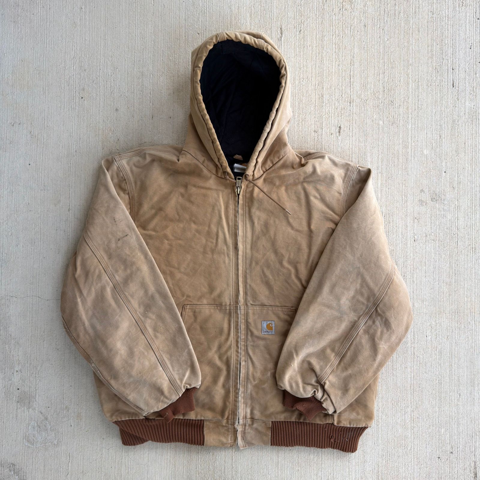 Carhartt × Vintage Carhartt J140 brown hooded work wear jacket Size US XL / EU 56 / 4 - 1 Thumbnail