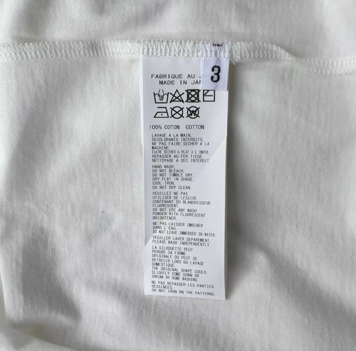 Yohji Yamamoto Yohji Yamamoto 24SS Poker Print Long Sleeve T-shirt J4 Size US M / EU 48-50 / 2 - 6 Thumbnail