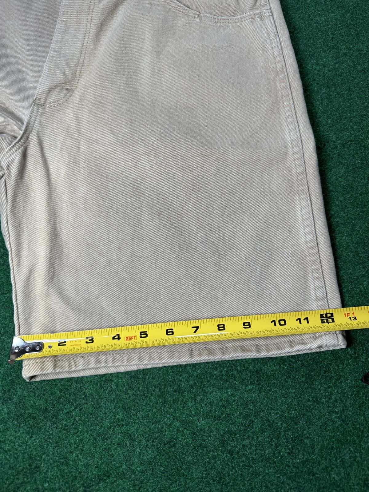 Vintage × Wrangler Y2K Wrangler Tan Jorts Relaxed Fit Baggy Denim Shorts Size US 38 / EU 54 - 7 Thumbnail