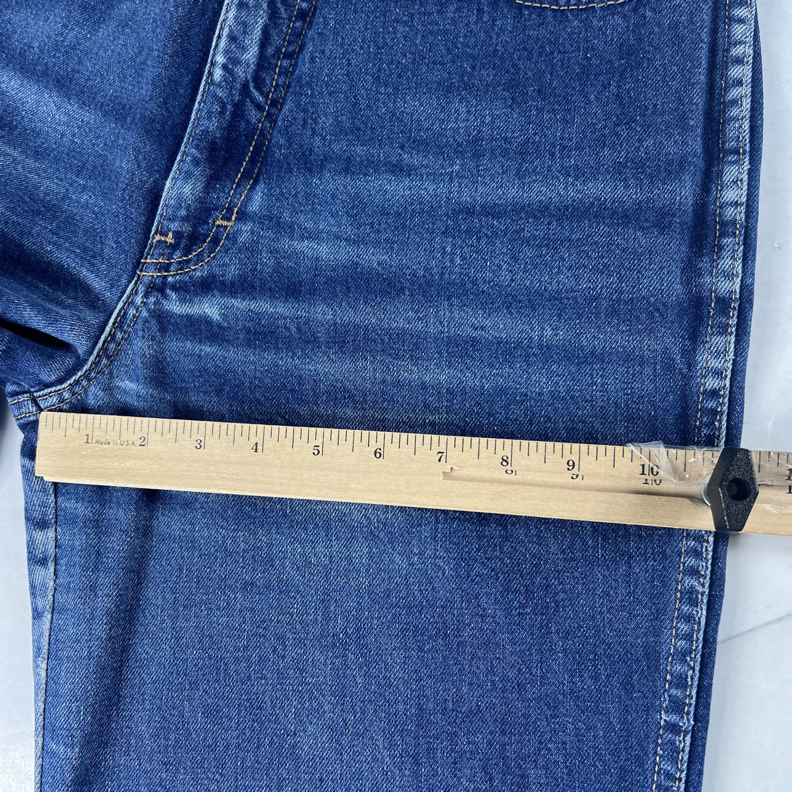 Calvin Klein VTG 80s Calvin Klein Jeans High Rise Straight Blue Denim Size 28" / US 6 / IT 42 - 22 Thumbnail