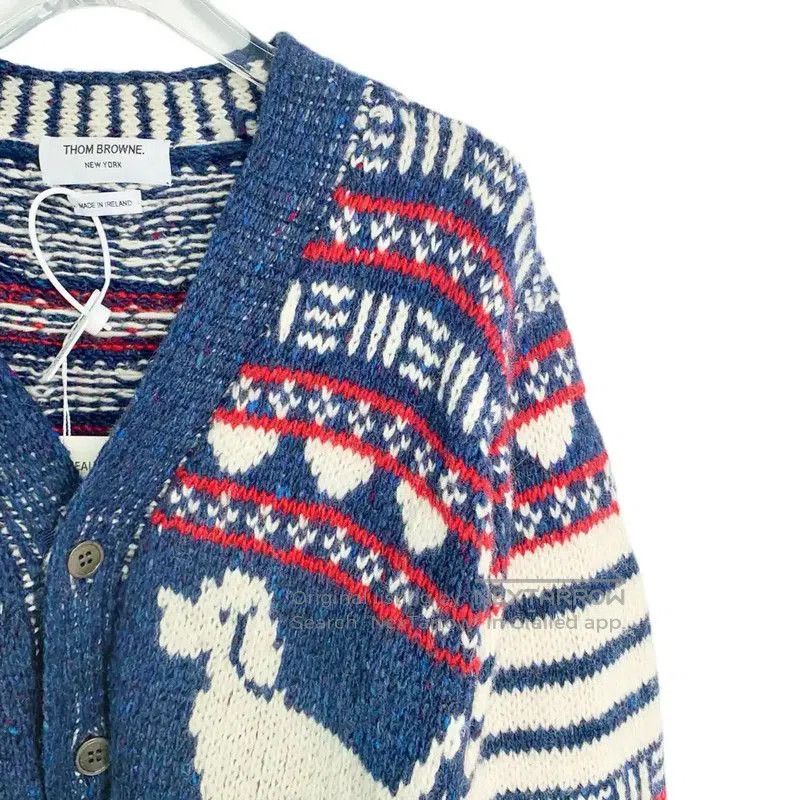 Thom Browne Thom Browne Colorful Wool Women's Cardigan . Size S / US 4 / IT 40 - 4 Thumbnail