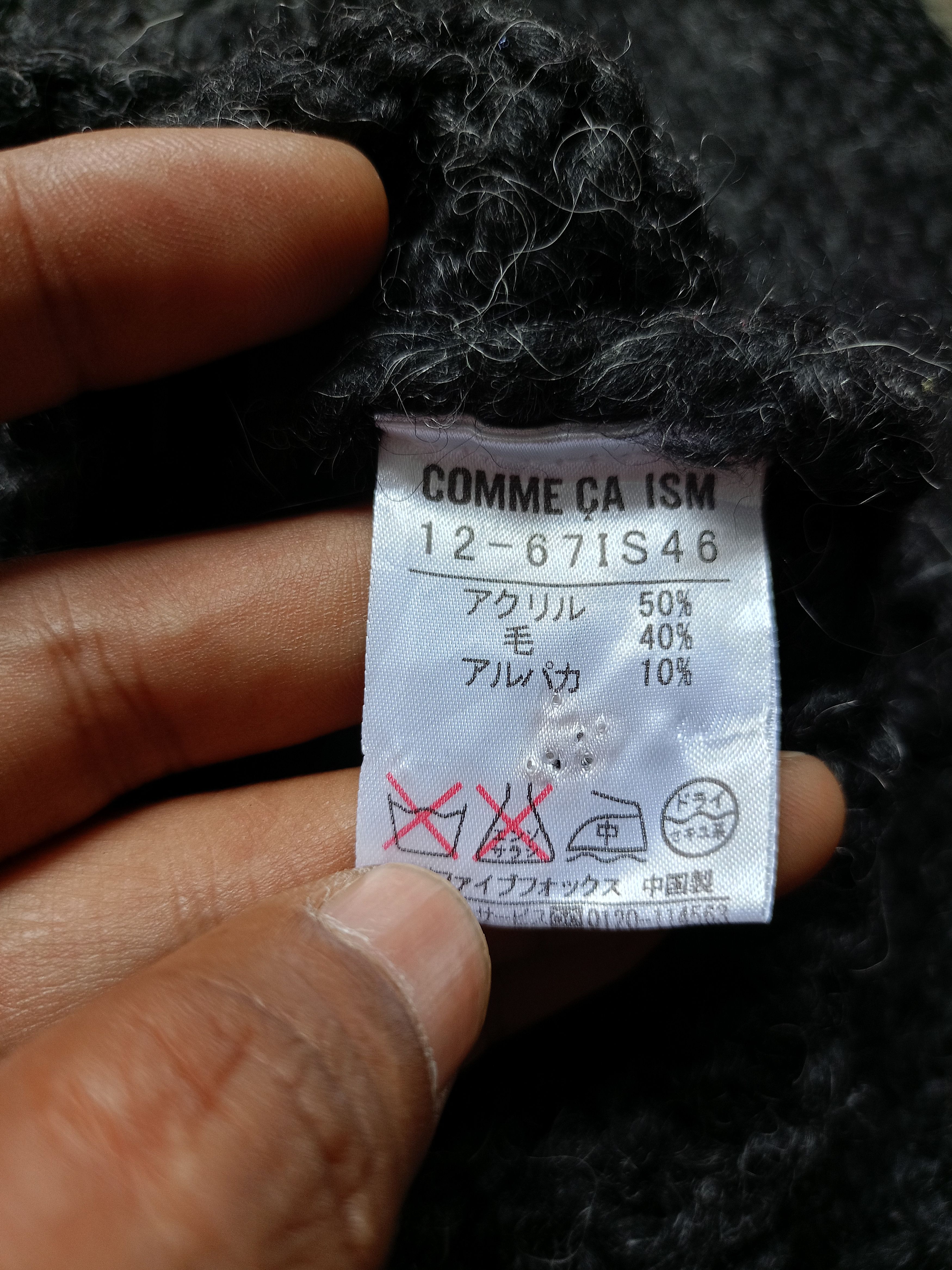 Comme Ca Ism 2000s COMME CA ISM KNIT MONGHAIR CARDIGAN Size M / US 6-8 / IT 42-44 - 6 Thumbnail