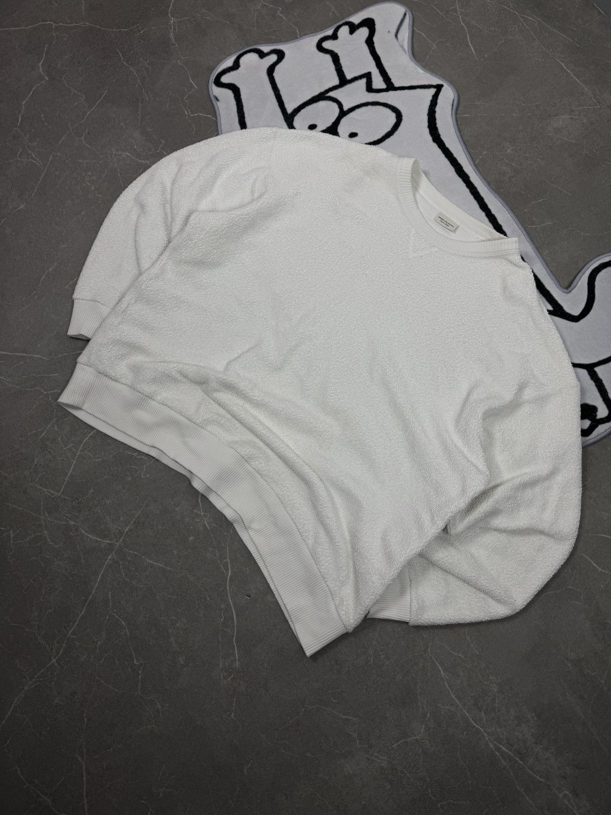 Dries Van Noten Dries Van Noten Pulover Size Xl White Oversized Y2K Size US XL / EU 56 / 4 - 1 Thumbnail