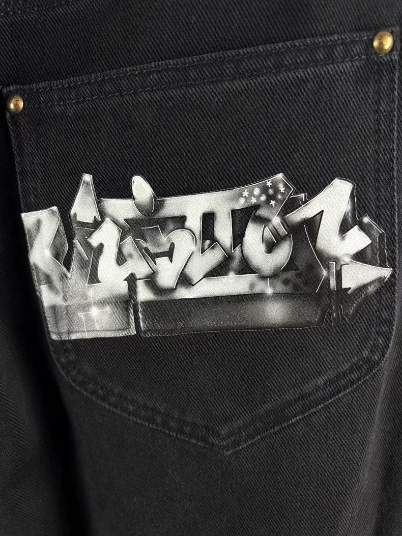 Louis Vuitton LOUIS VUITTON Back pocket graffiti logo jeans 2504-Nextarro Size US 30 / EU 46 - 3 Thumbnail