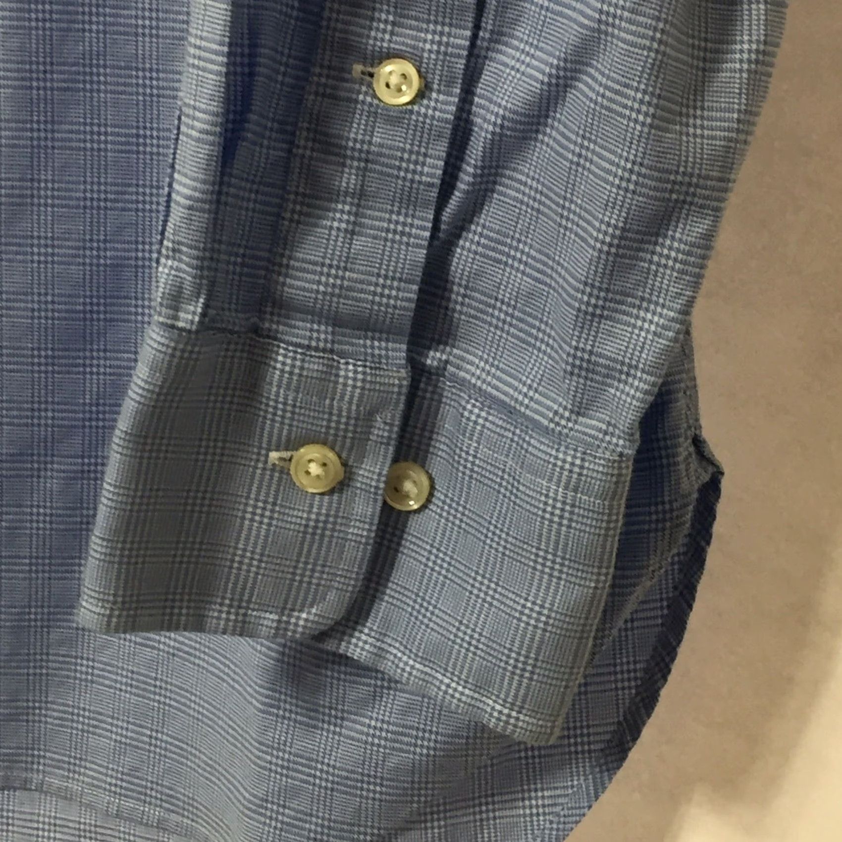 Polo Ralph Lauren Polo Ralph Lauren Shirt Mens 16.5 Blue Plaid Long Sleeve Button-Up Regular Size Shirt Mens Geared Button-Front Cotton Plaid 16.5 Blue Mens Size US XL / EU 56 / 4 - 5 Thumbnail