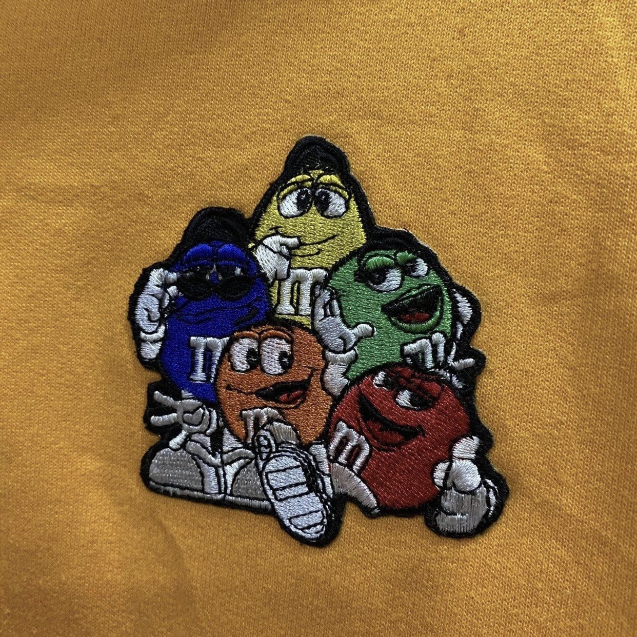 Vintage Vintage Iron Patch M&M's Chocolate Character Patch Hoodies Size US S / EU 44-46 / 1 - 4 Thumbnail