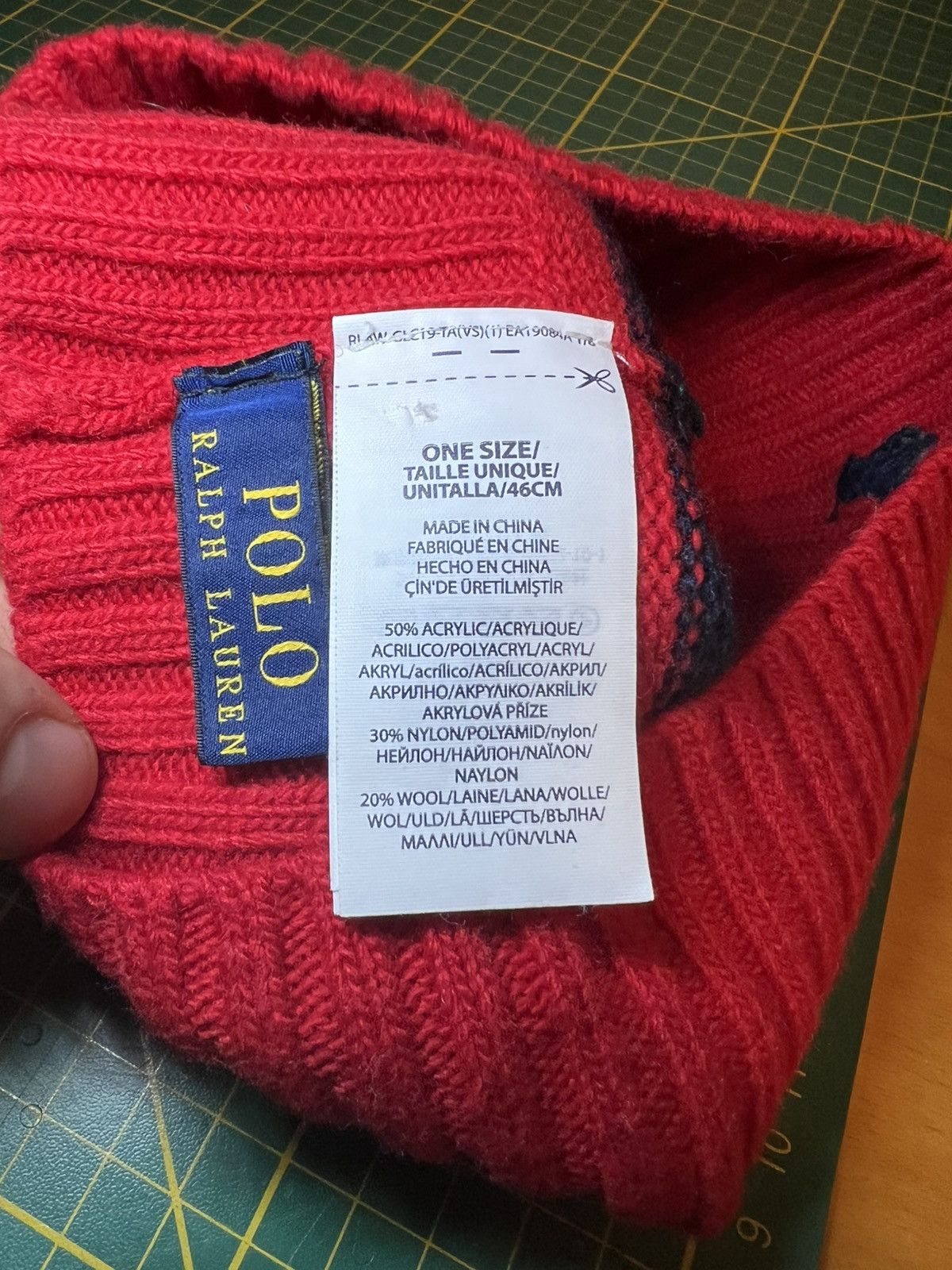 Polo Ralph Lauren Vintage Polo Ralph Lauren striped wool skull cap beanie Size ONE SIZE - 4 Thumbnail