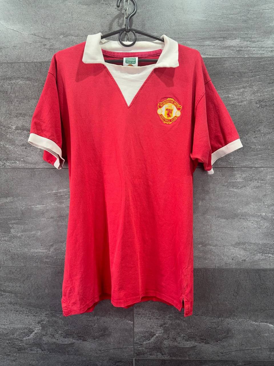 Vintage Manchester United Football Retro Shirt No.7 Mens Rare Size US L / EU 52-54 / 3 - 1 Thumbnail