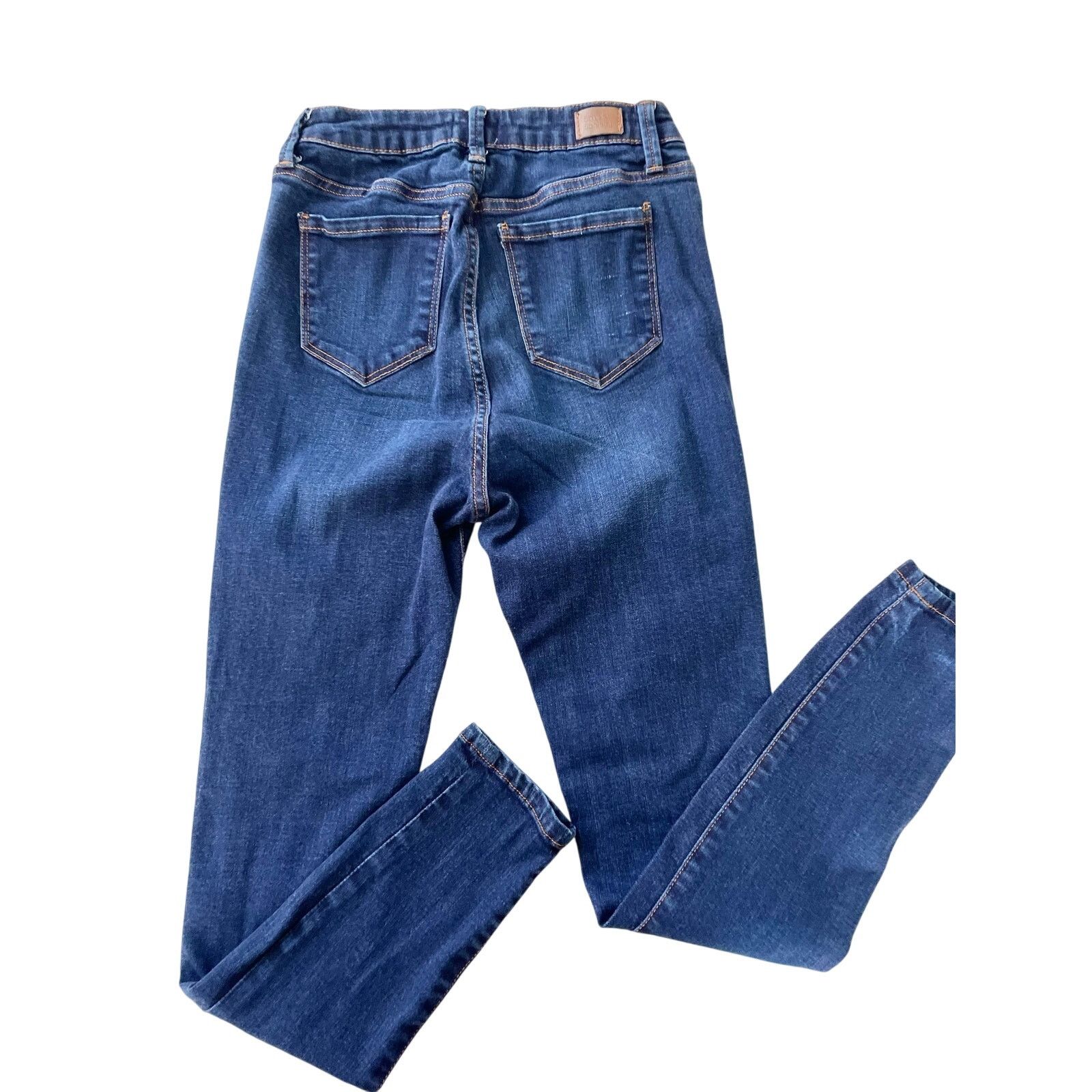 Other Simple Society Women Dark Wash Mid-rise Skinny Jean Pants Size 25" / US 0 / IT 36 - 5 Thumbnail