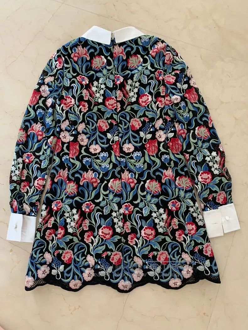 Valentino Valentino Crocheted dress Size L / US 10 / IT 46 - 5 Thumbnail