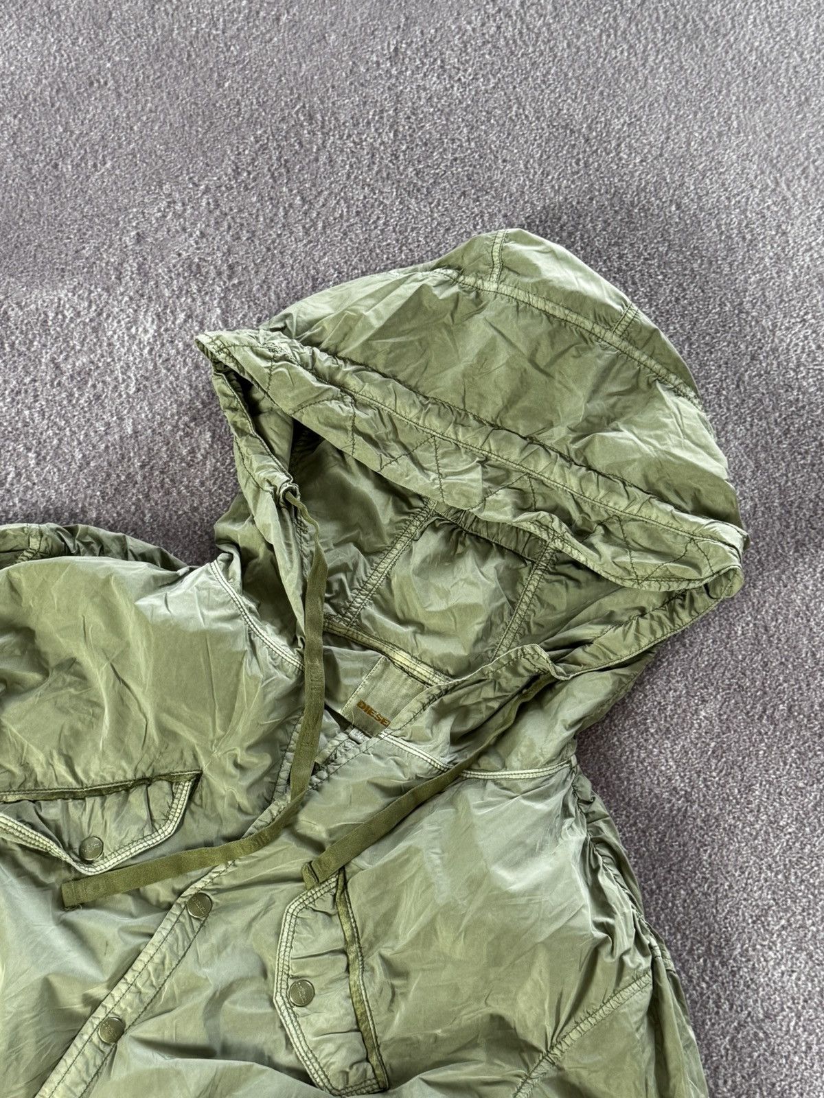 Diesel Diesel Vintage Nylon Military Vibe Vintage Parka Jacket Size M / US 6-8 / IT 42-44 - 7 Thumbnail