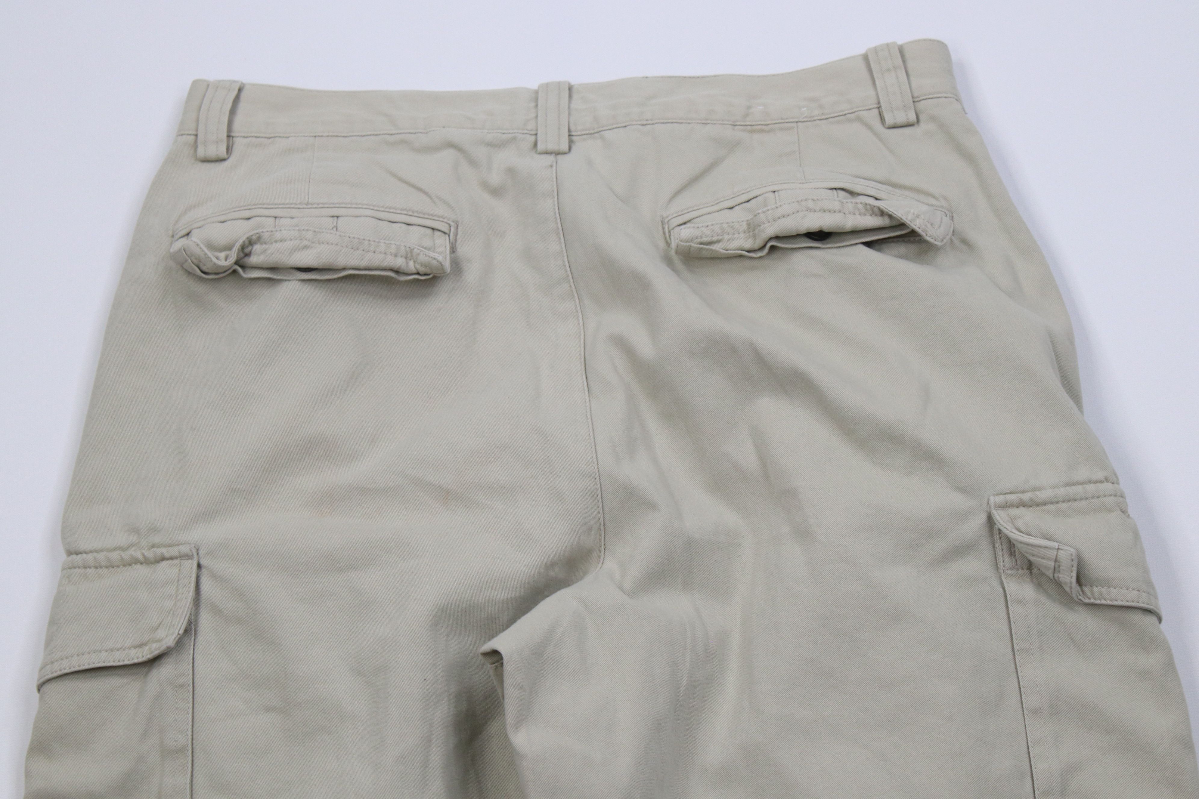 Eddie Bauer Vintage 90s Eddie Bauer Baggy Wide Leg Cargo Pants Stone Size US 34 / EU 50 - 10 Thumbnail