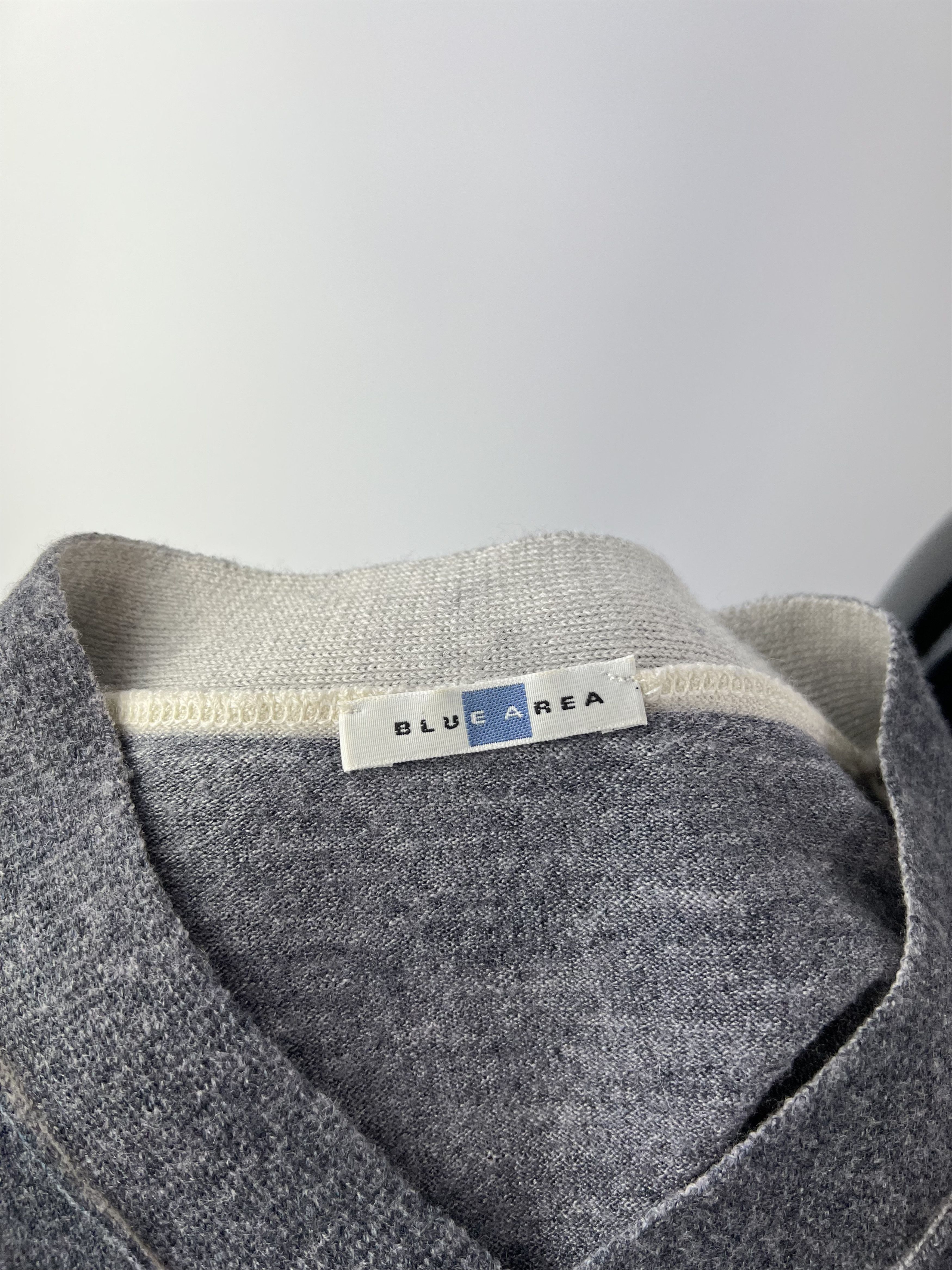 Area Blue Area Pullover Merino Wool/Silk/Cashmere Size M Size M / US 6-8 / IT 42-44 - 4 Thumbnail
