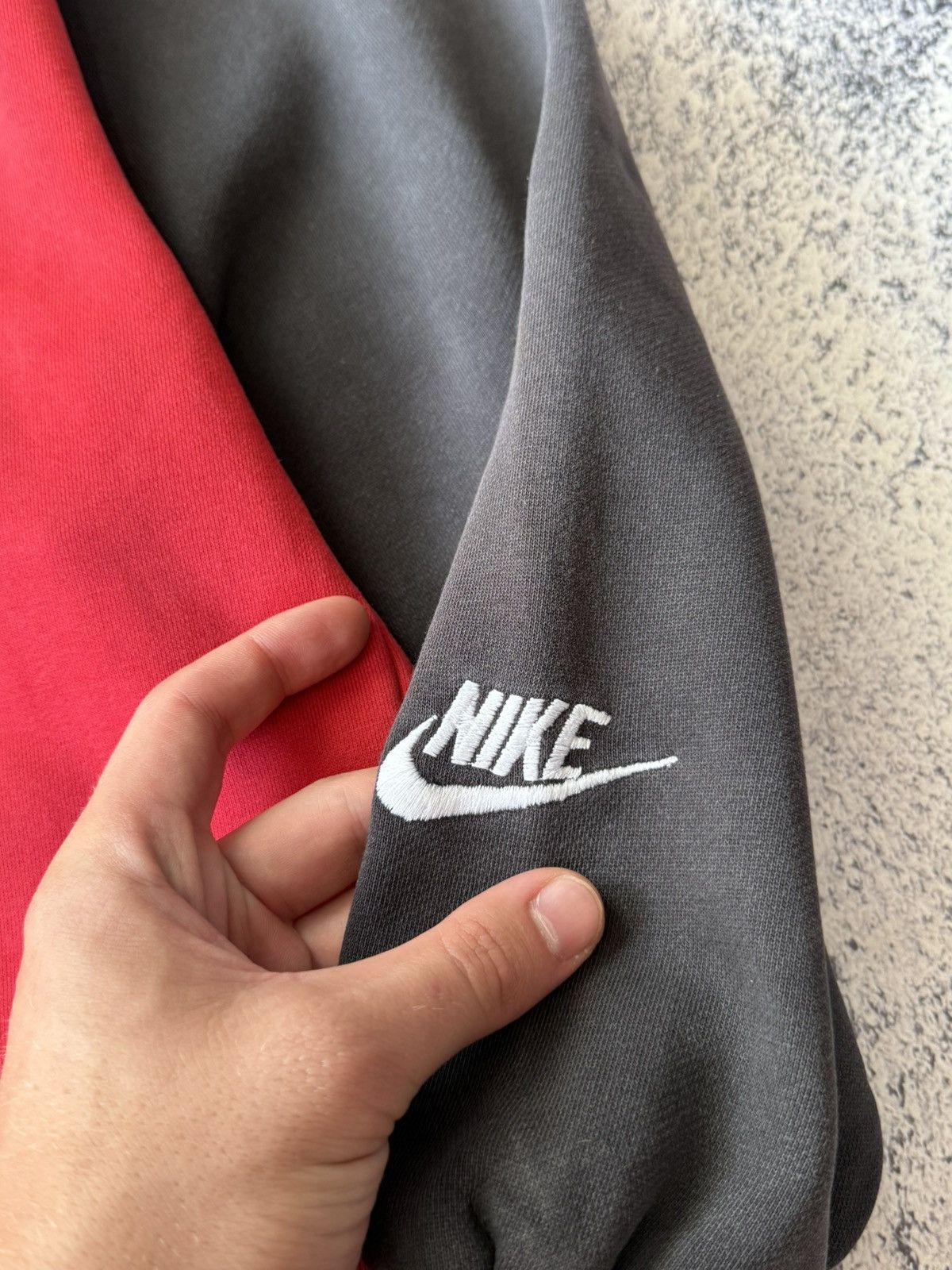 Nike Vintage Nike Sweatshirt Big Logo Swoohs Distressed Rare Size US M / EU 48-50 / 2 - 18 Thumbnail