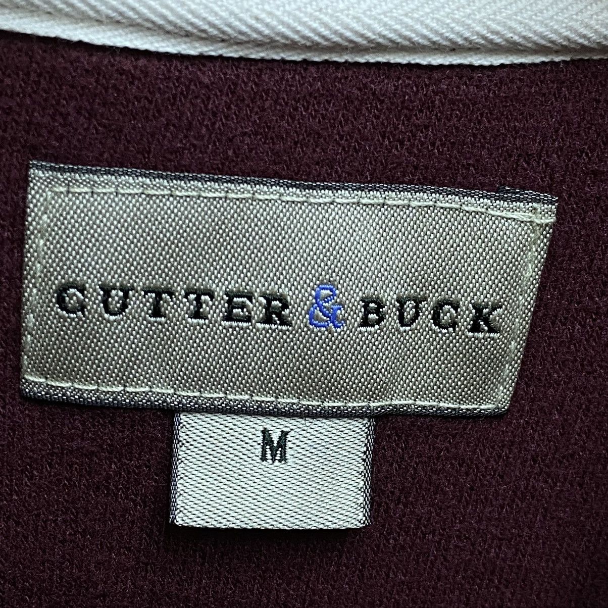Cutter & Buck Cutter & Buck 1/4 Zip Burgundy Acrylic Rayon Sweatshirt M Size US M / EU 48-50 / 2 - 11 Thumbnail